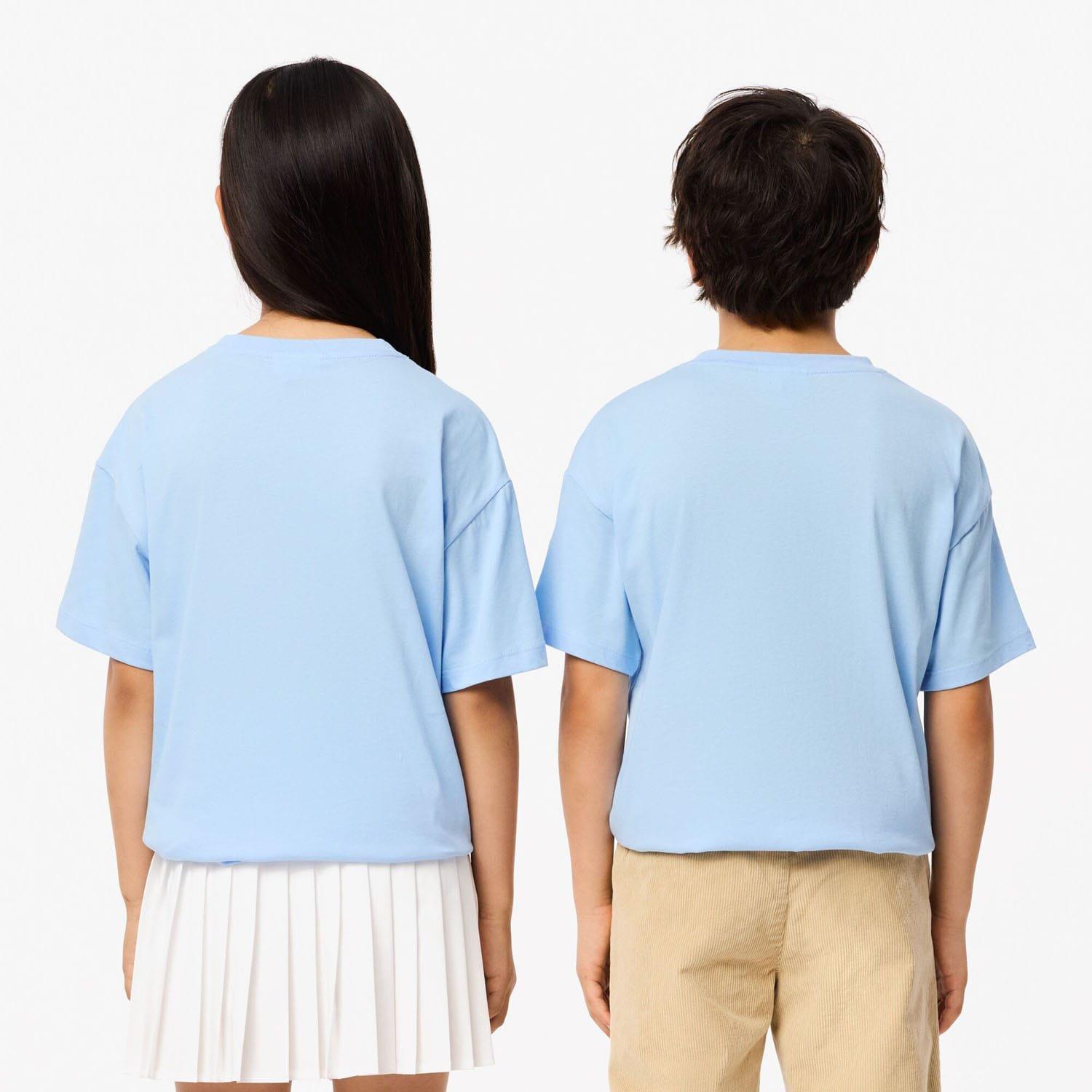 Light Blue - Lacoste - Crocodile Print T-Shirt - 2