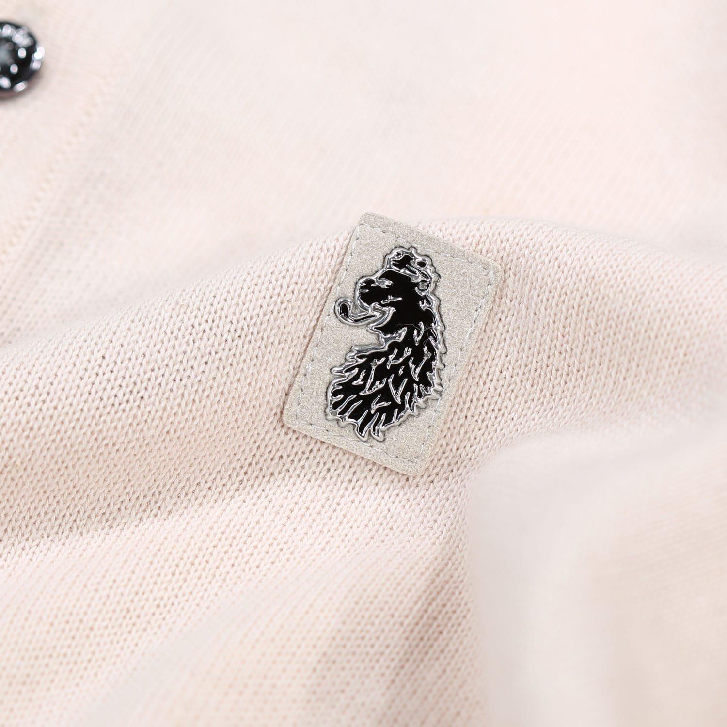 Beige - Luke 1977 - Venice Long Sleeve Knitted Polo Shirt - 4