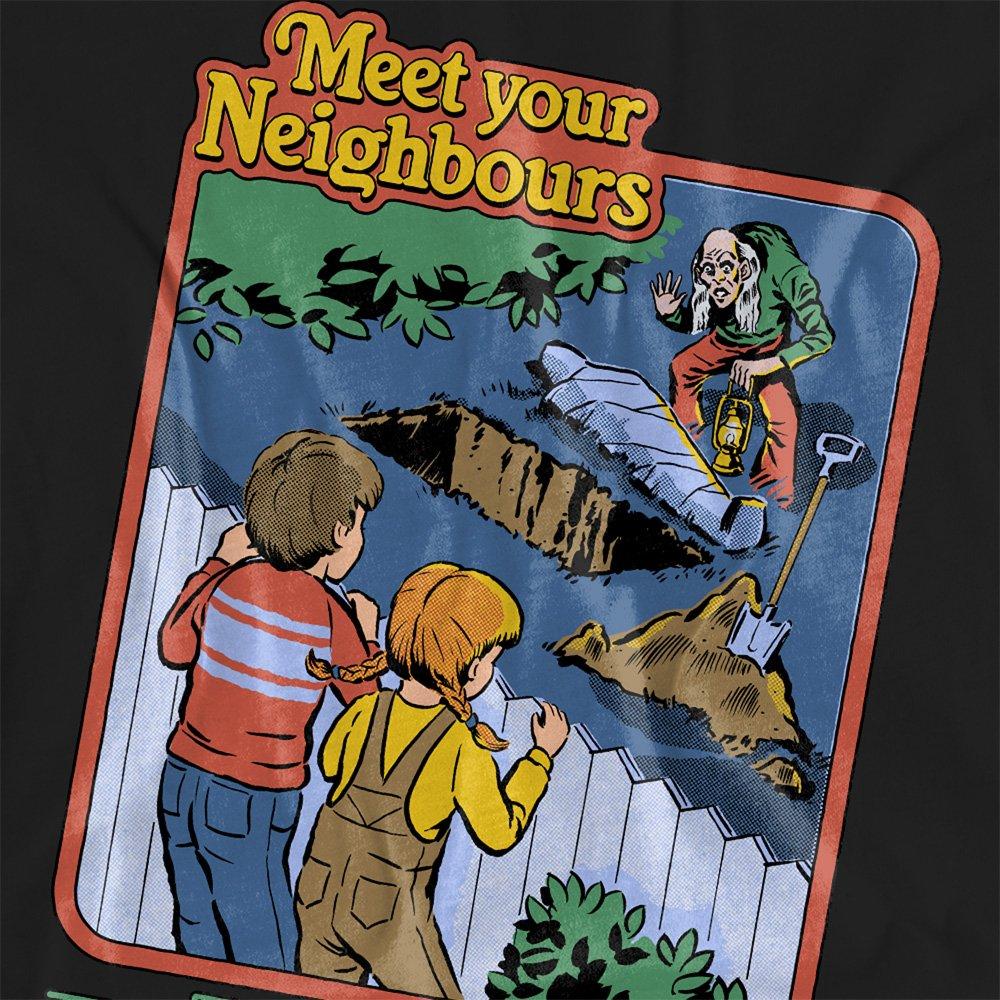 Black - Steven Rhodes - Steven Rhodes Meet Your Neighbours T Shirt Black - 2