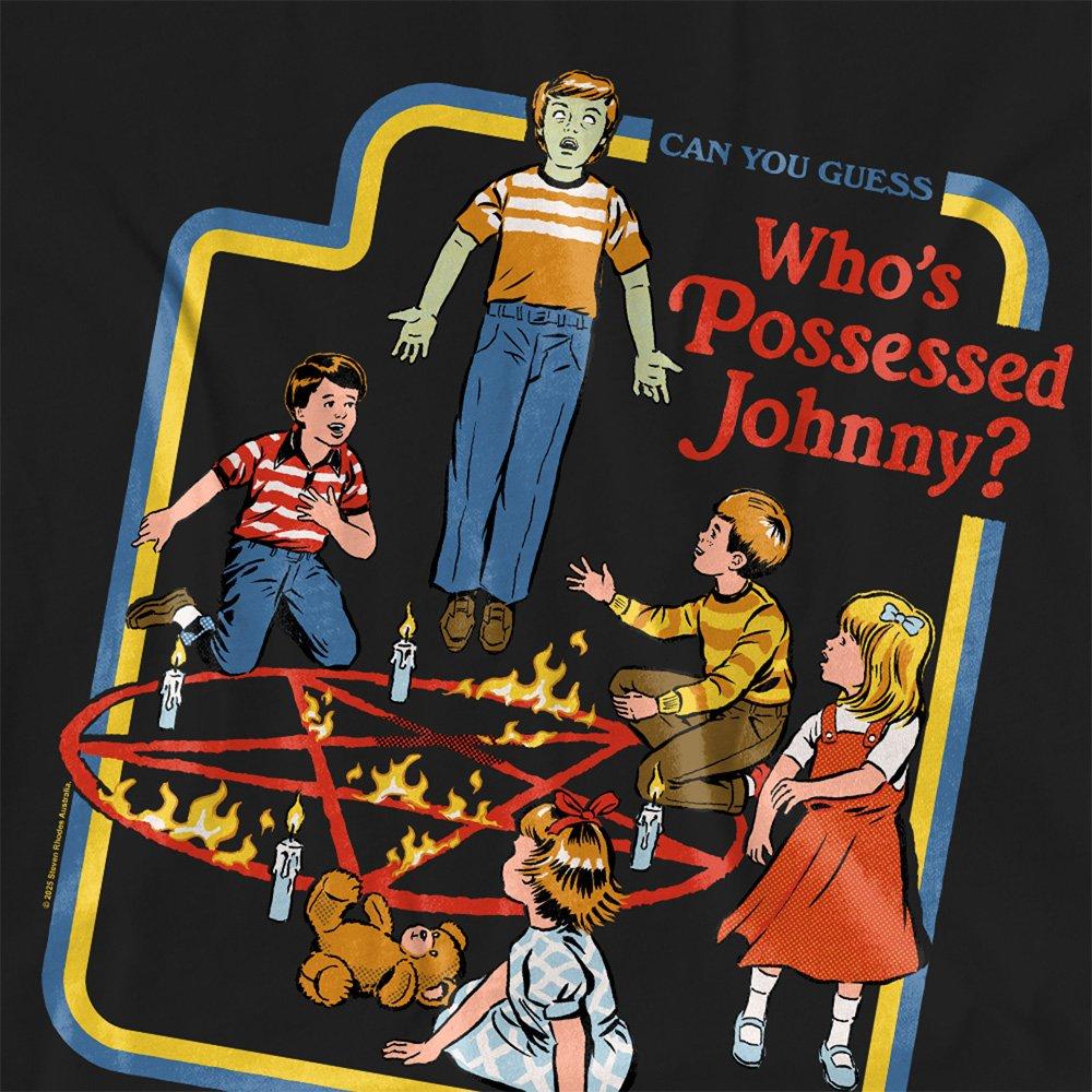 Black - Steven Rhodes - Steven Rhodes WhoS Possessed Johnny T Shirt Blac - 2