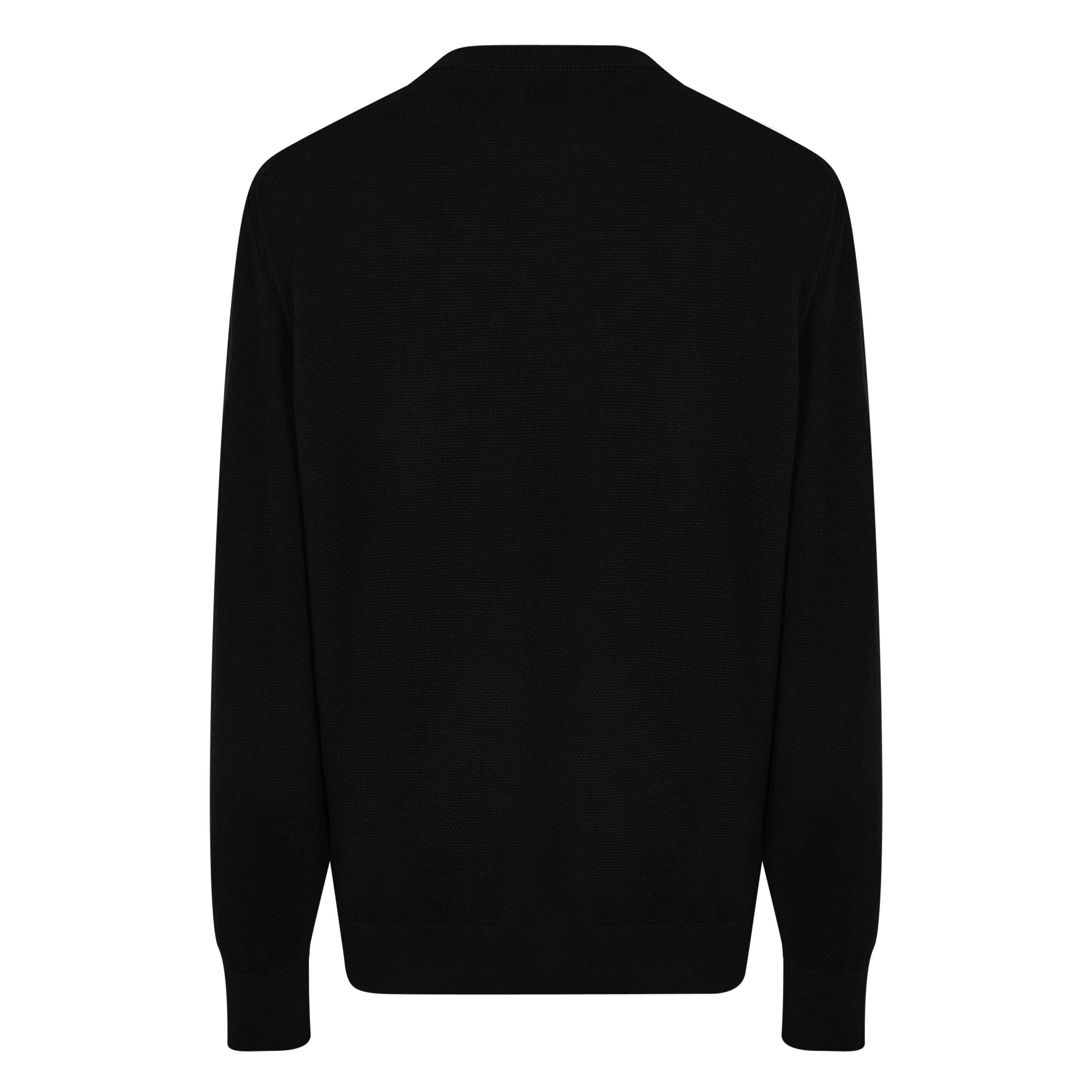 Black - Boss - Men's Ecaio-P Knitted Jumper - 3