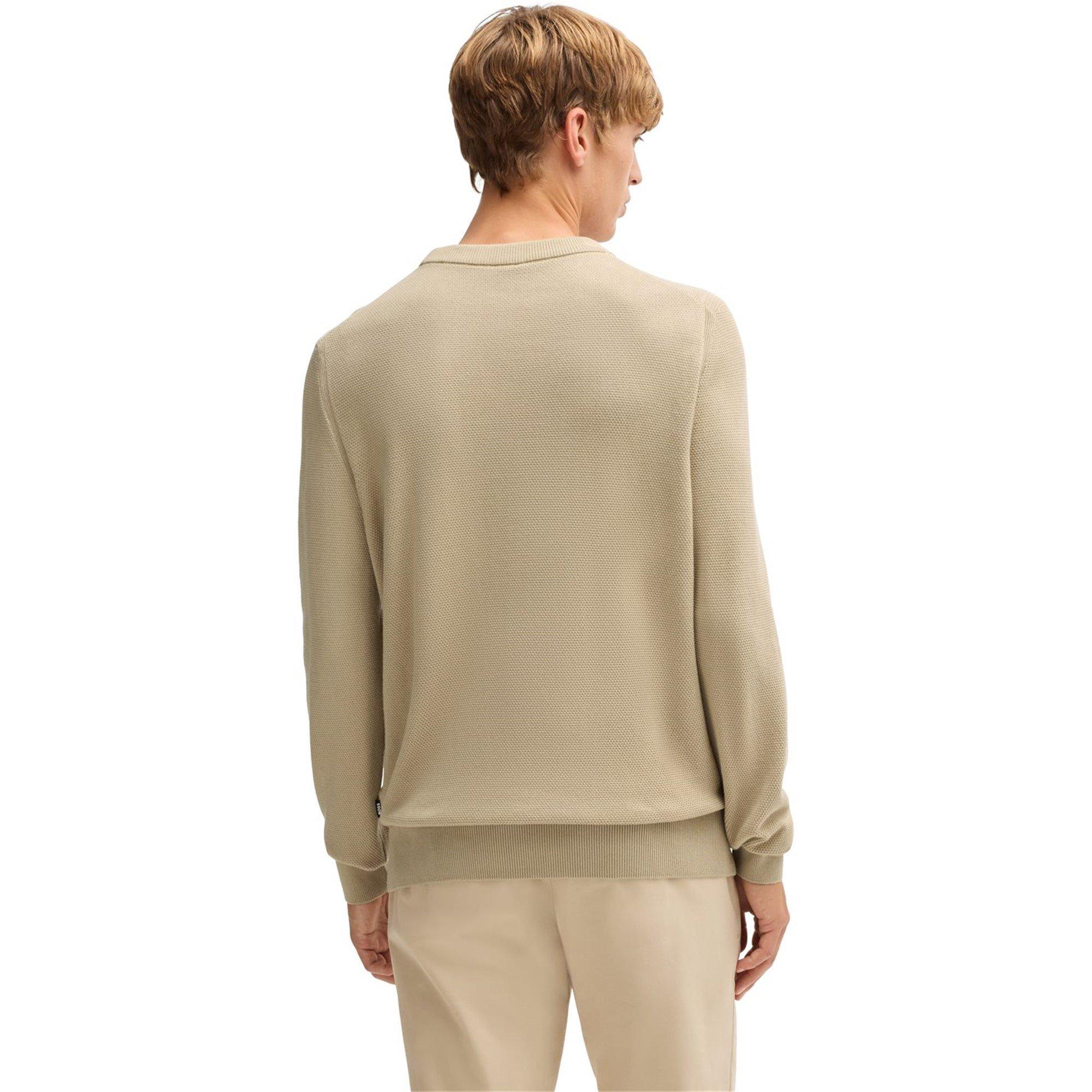 Light Beige 275 - Boss - Men's Ecaio-P Knitted Jumper - 2