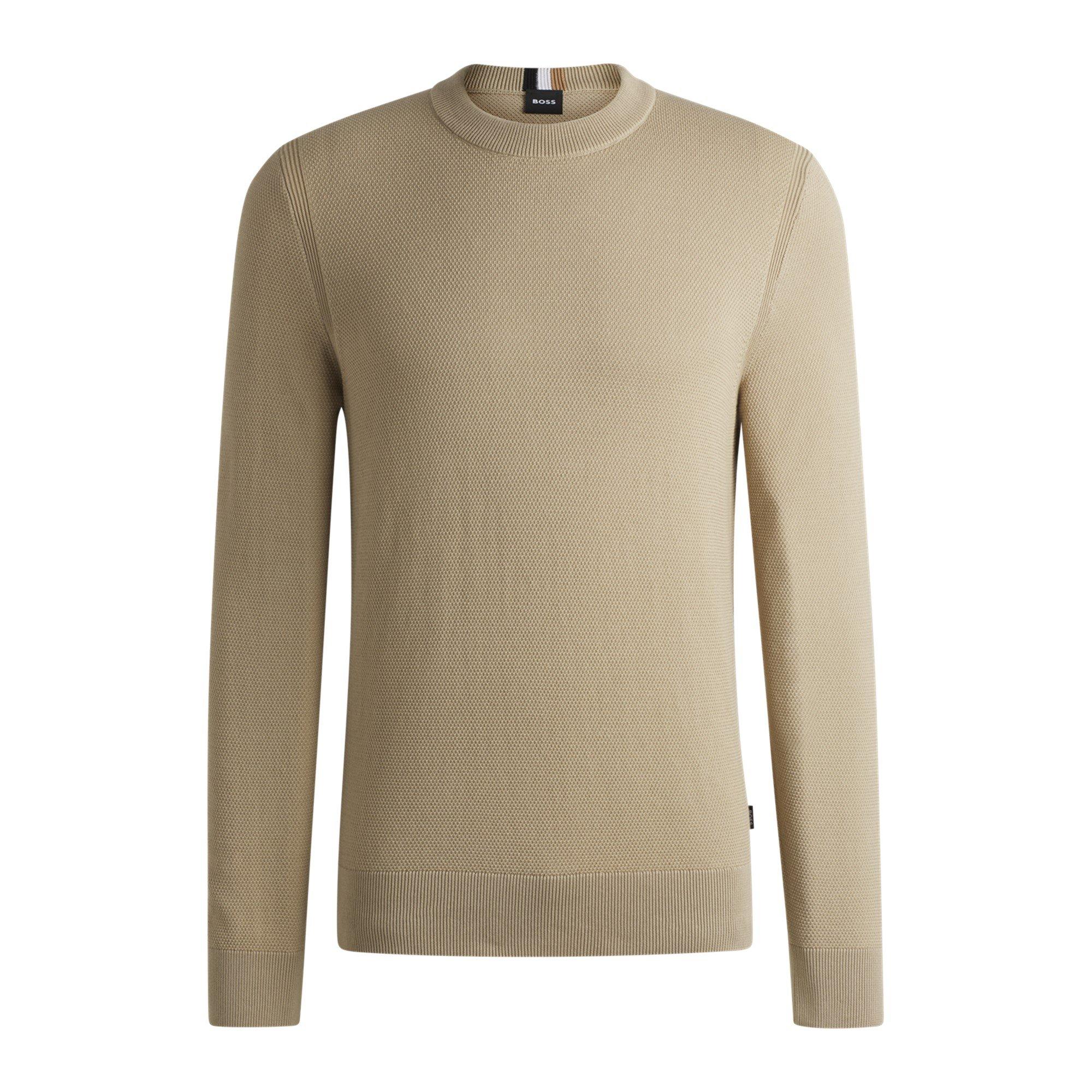 Light Beige 275 - Boss - Men's Ecaio-P Knitted Jumper - 7