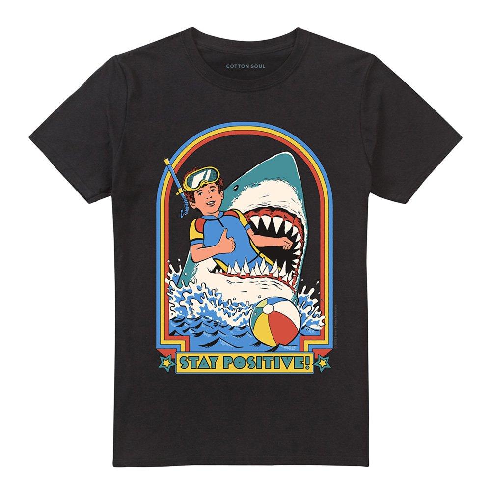 Black - Steven Rhodes - Steven Rhodes Stay Positive T-Shirt Black - 4