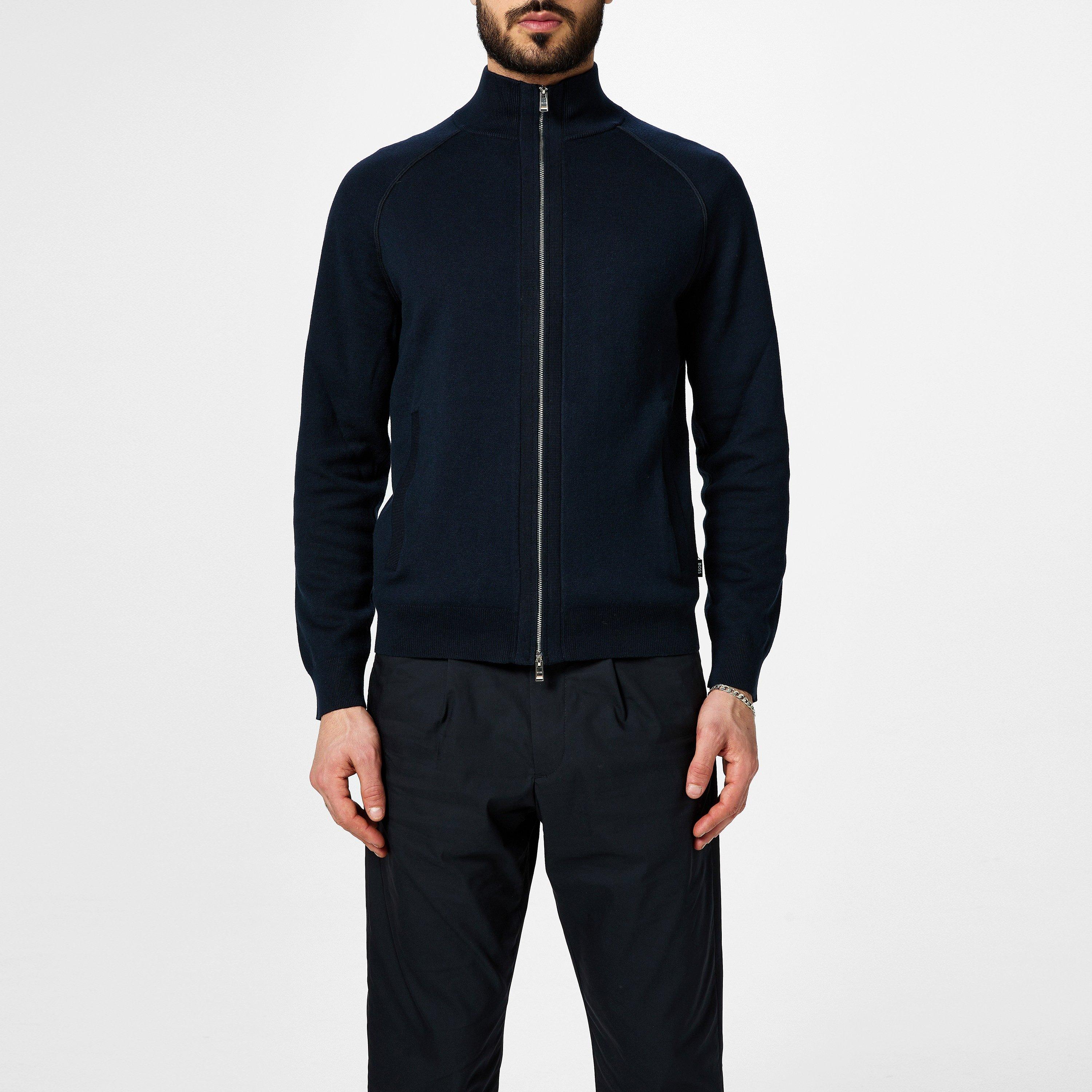 Dark Blue - Boss - Men's Perrone Knitted Top - 1