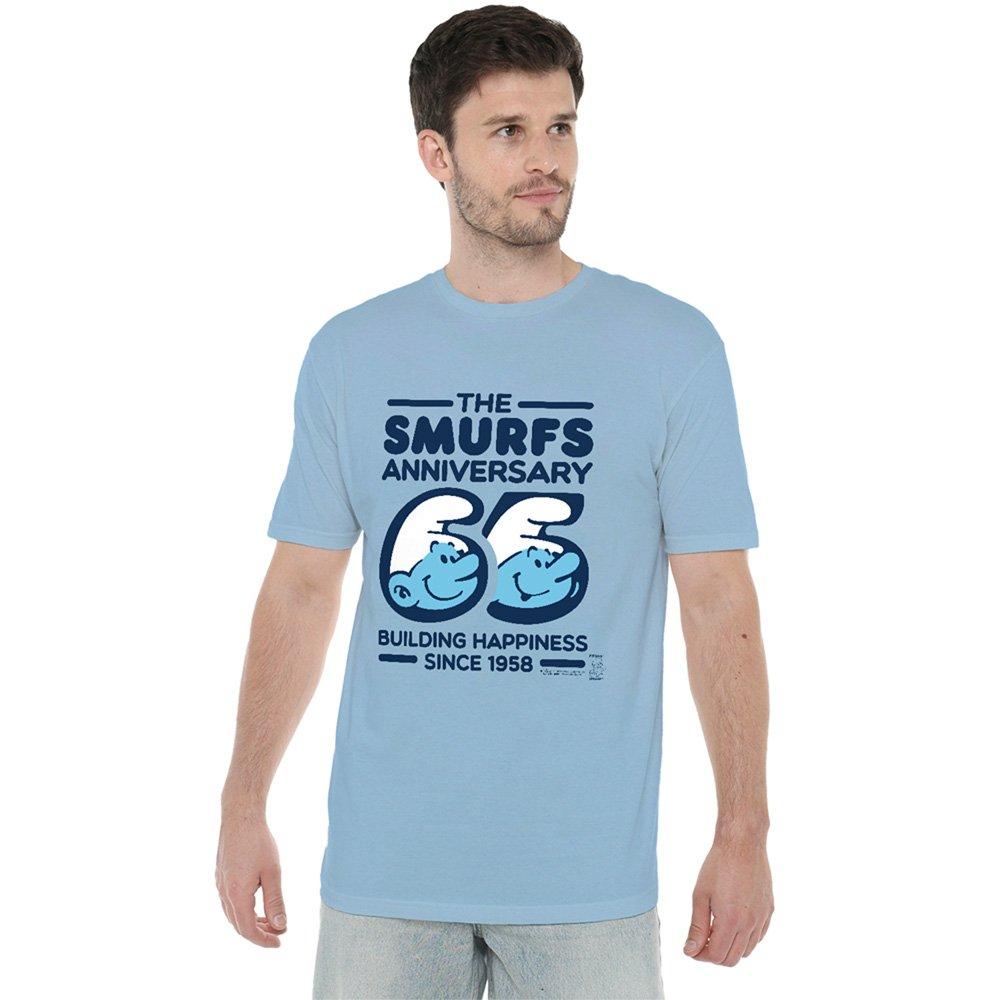 Blue - Other - Smurfs Smurf 65Th Anniversary T Shirt Light Blue - 1