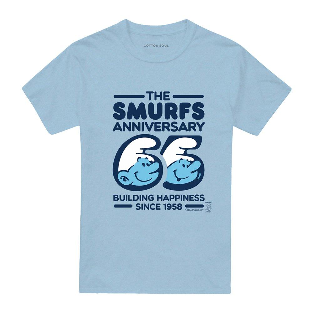 Blue - Other - Smurfs Smurf 65Th Anniversary T Shirt Light Blue - 4