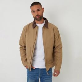 Threadbare Cotton Corduroy Collar Lightweight Jacket