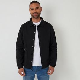 Threadbare Cotton Twill Lightweight Collared Jacket