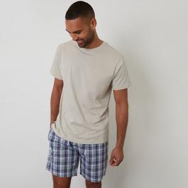 Threadbare Short Sleeve Check Pyjama Set