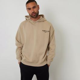 Threadbare Graphic Print Relaxed Fit Pullover Hoodie