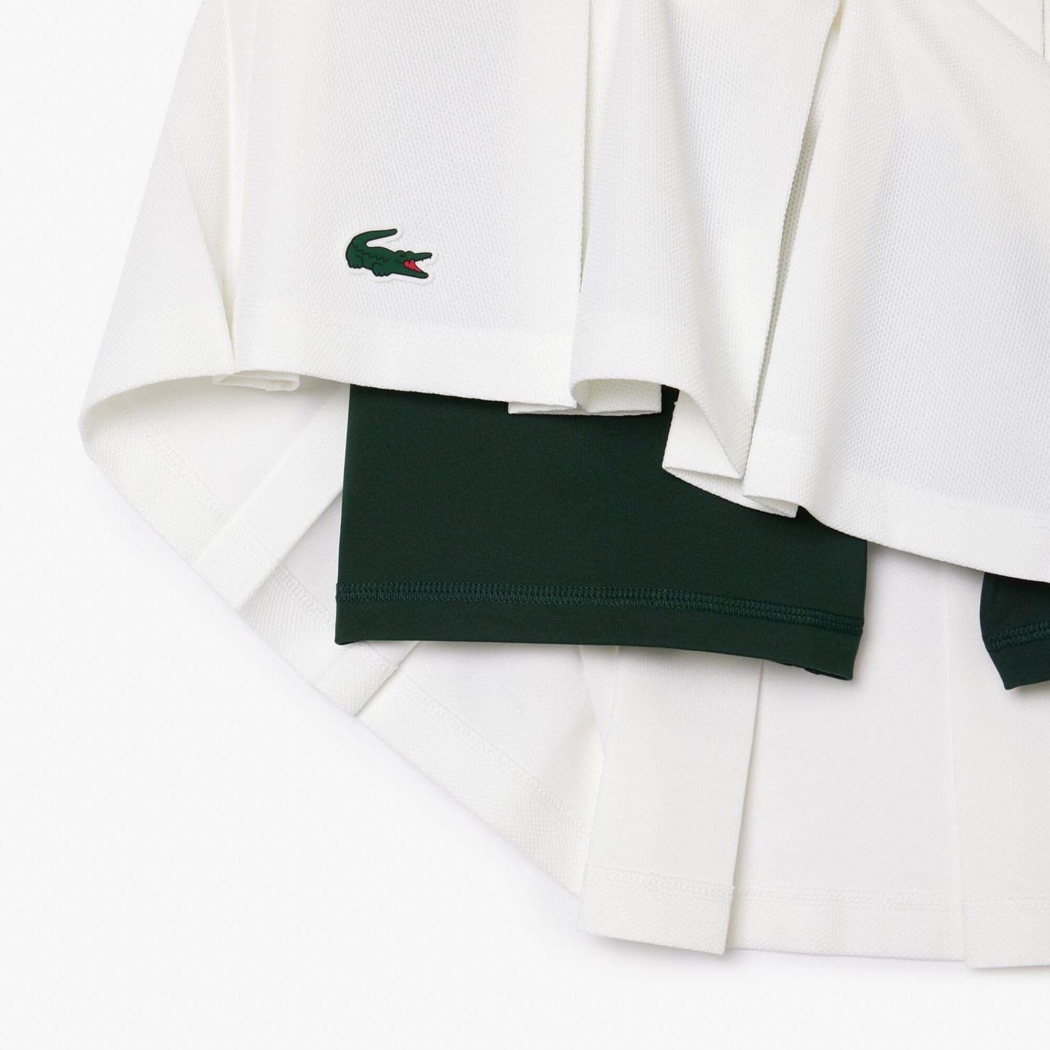 White - Lacoste - Piqu¿ Tennis Skirt - 5