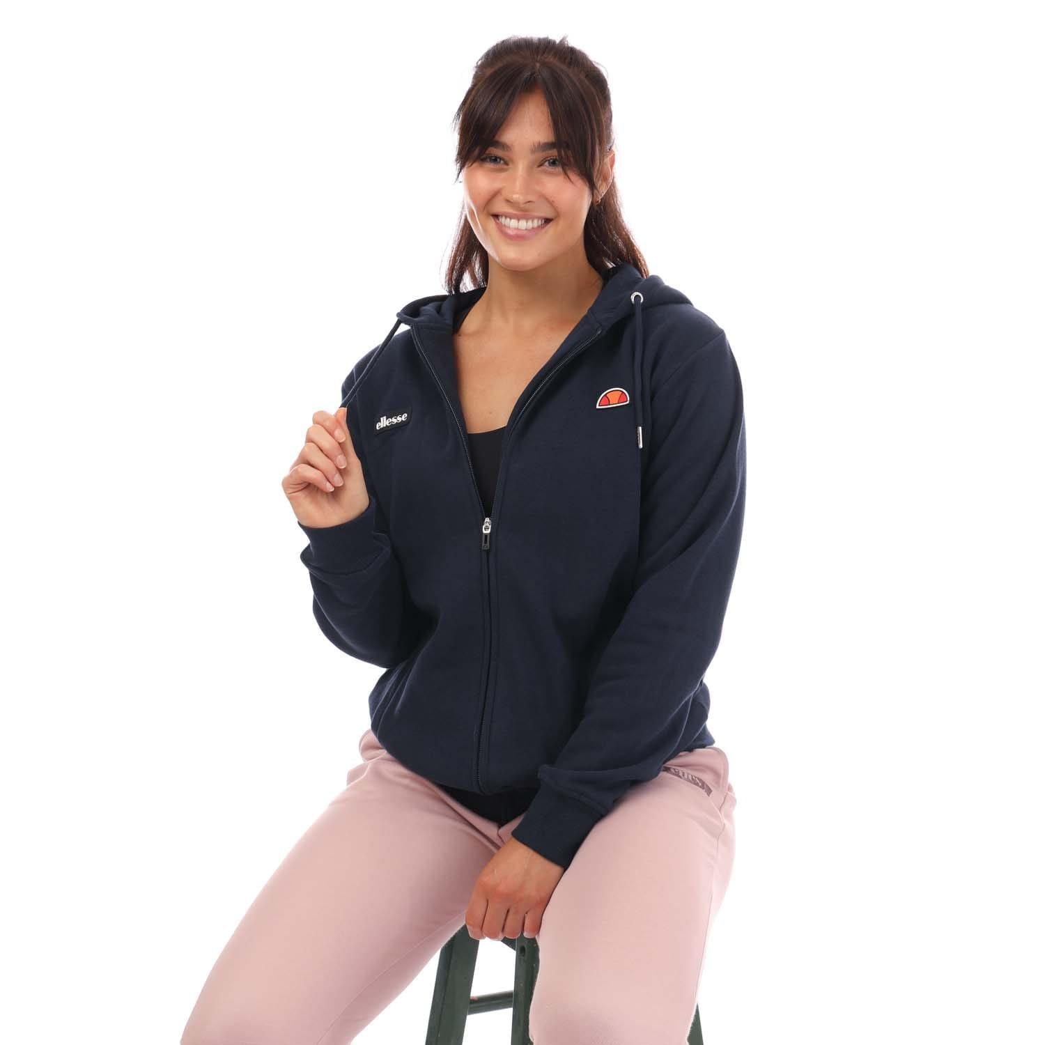 Navy - Ellesse - Henicea Full-Zip Hoodie - 4