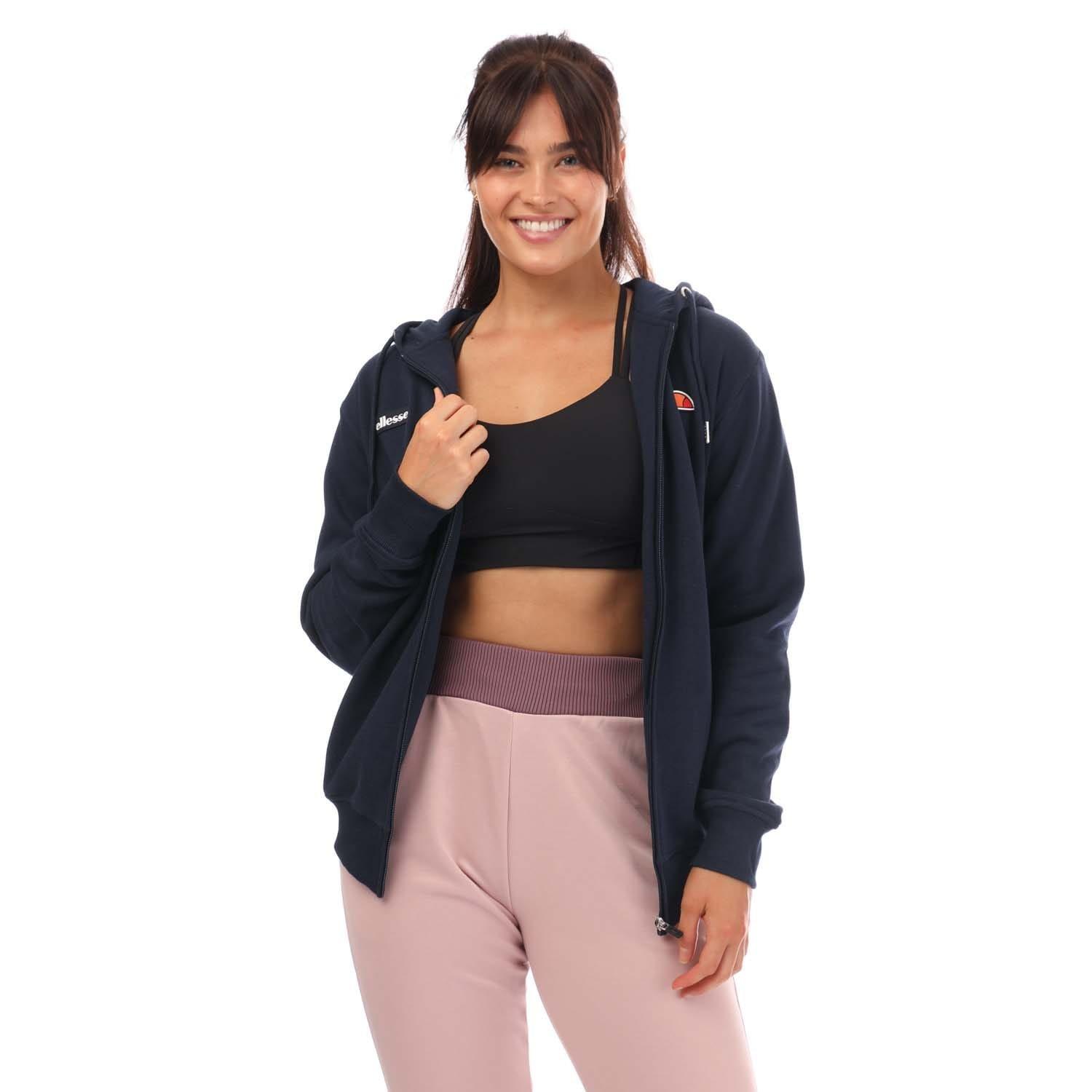 Navy - Ellesse - Henicea Full-Zip Hoodie - 5