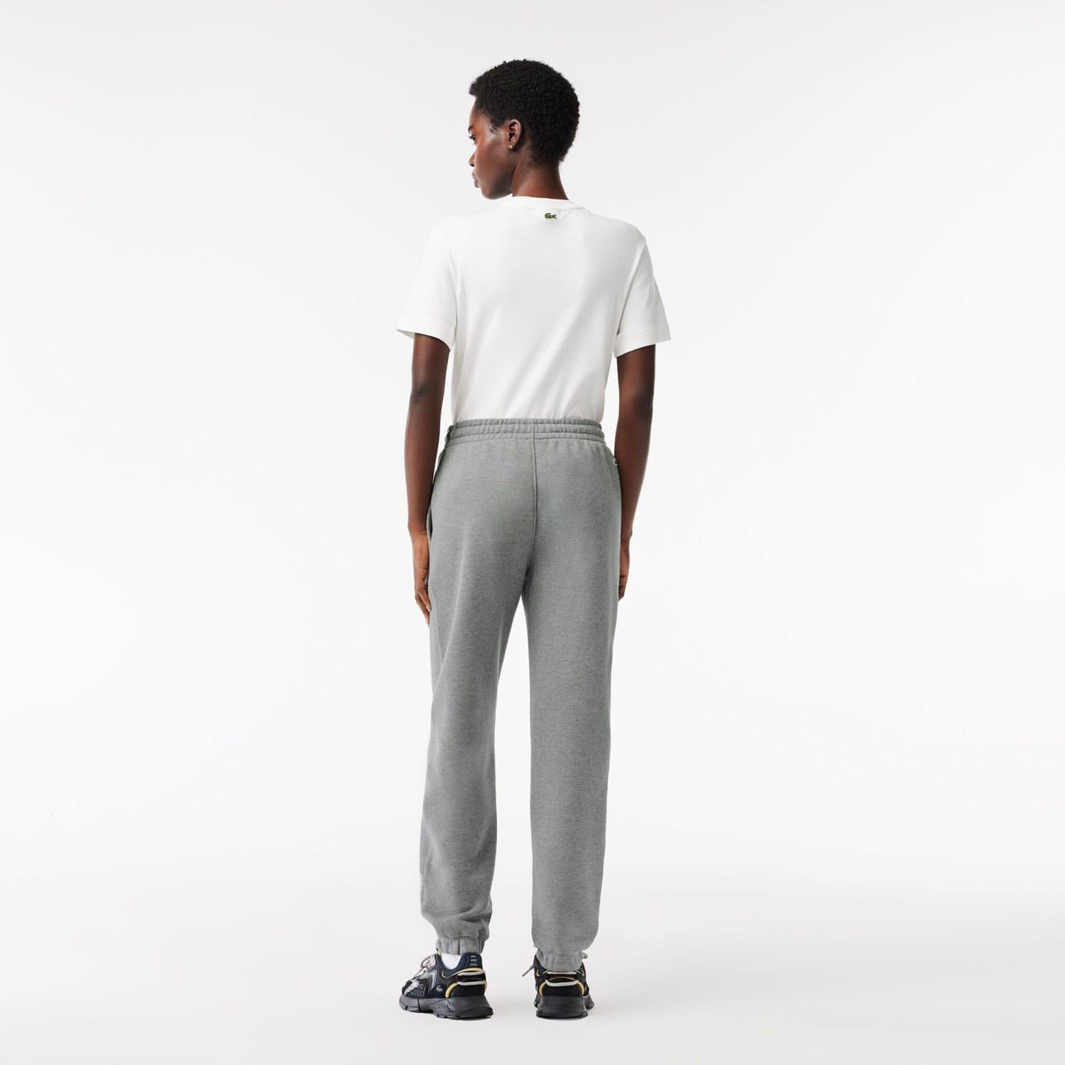 Grey - Lacoste - Straight Leg Embroidered Sweatpants - 2