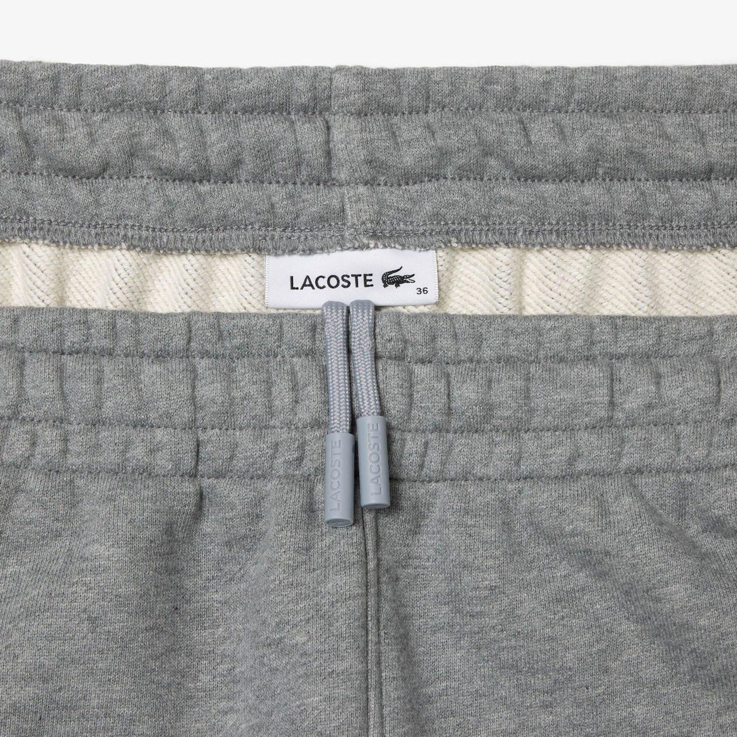 Grey - Lacoste - Straight Leg Embroidered Sweatpants - 5