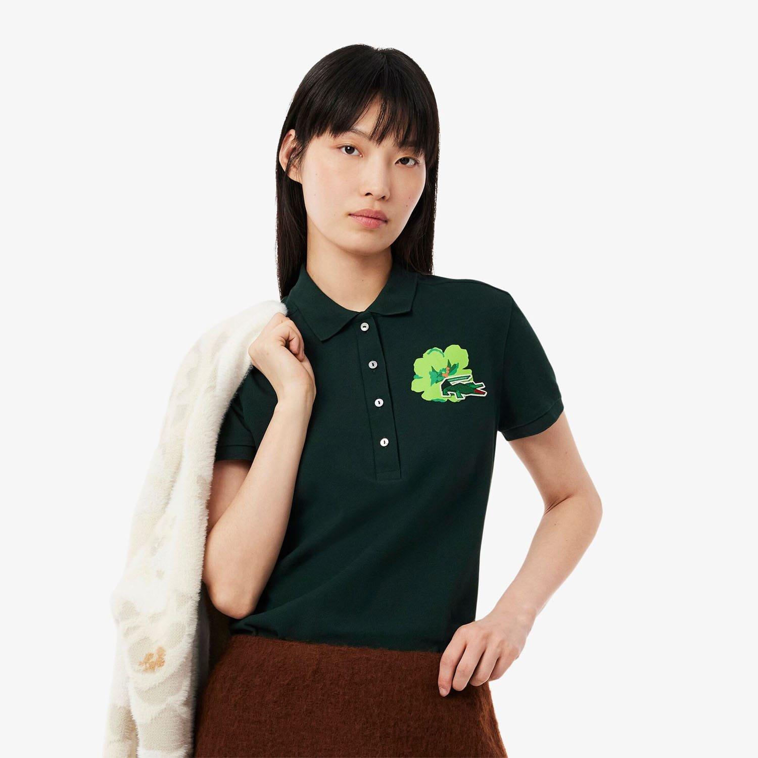 Green - Lacoste - Slim Fit L.12.D Stretch Mini Piqu¿ Polo Shirt - 1