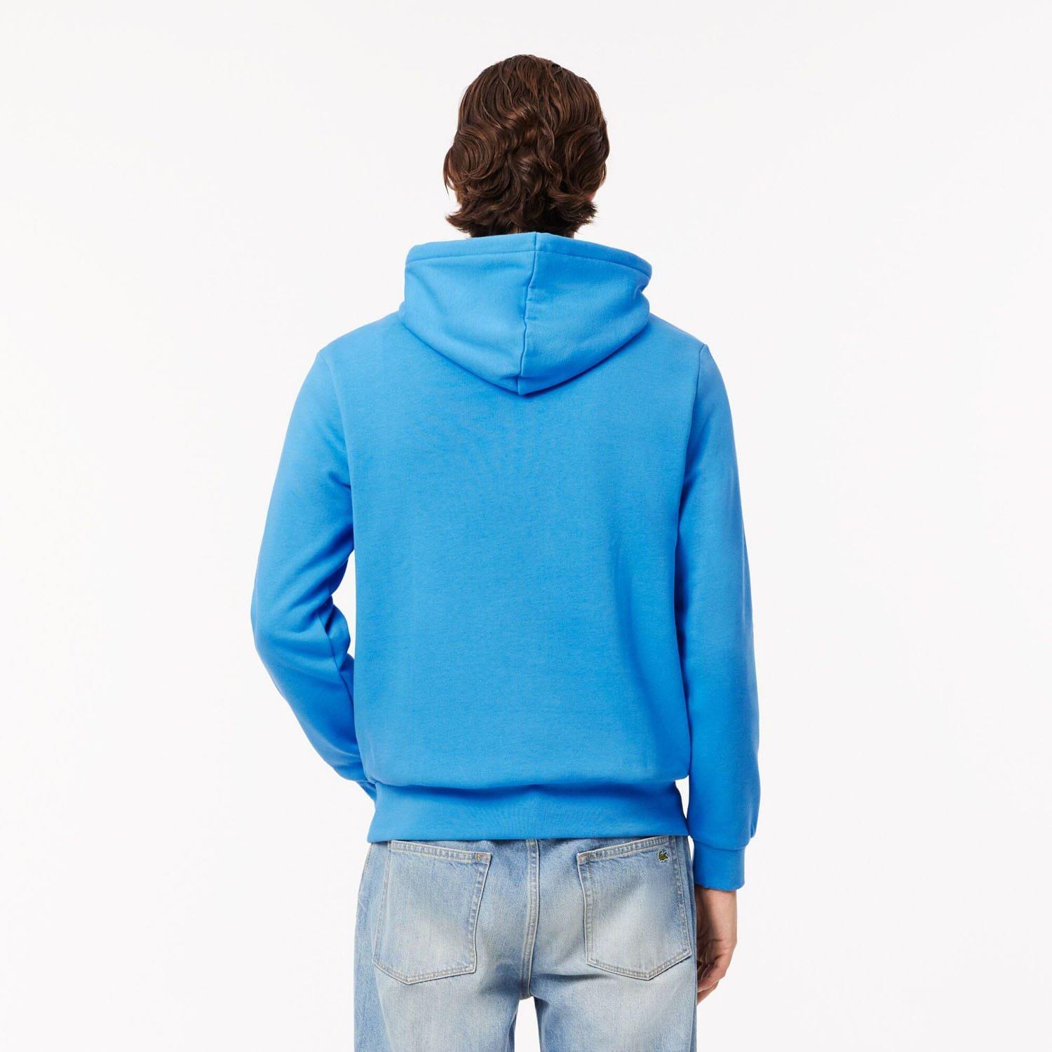 Blue - Lacoste - Organic Cotton Hoodie - 2