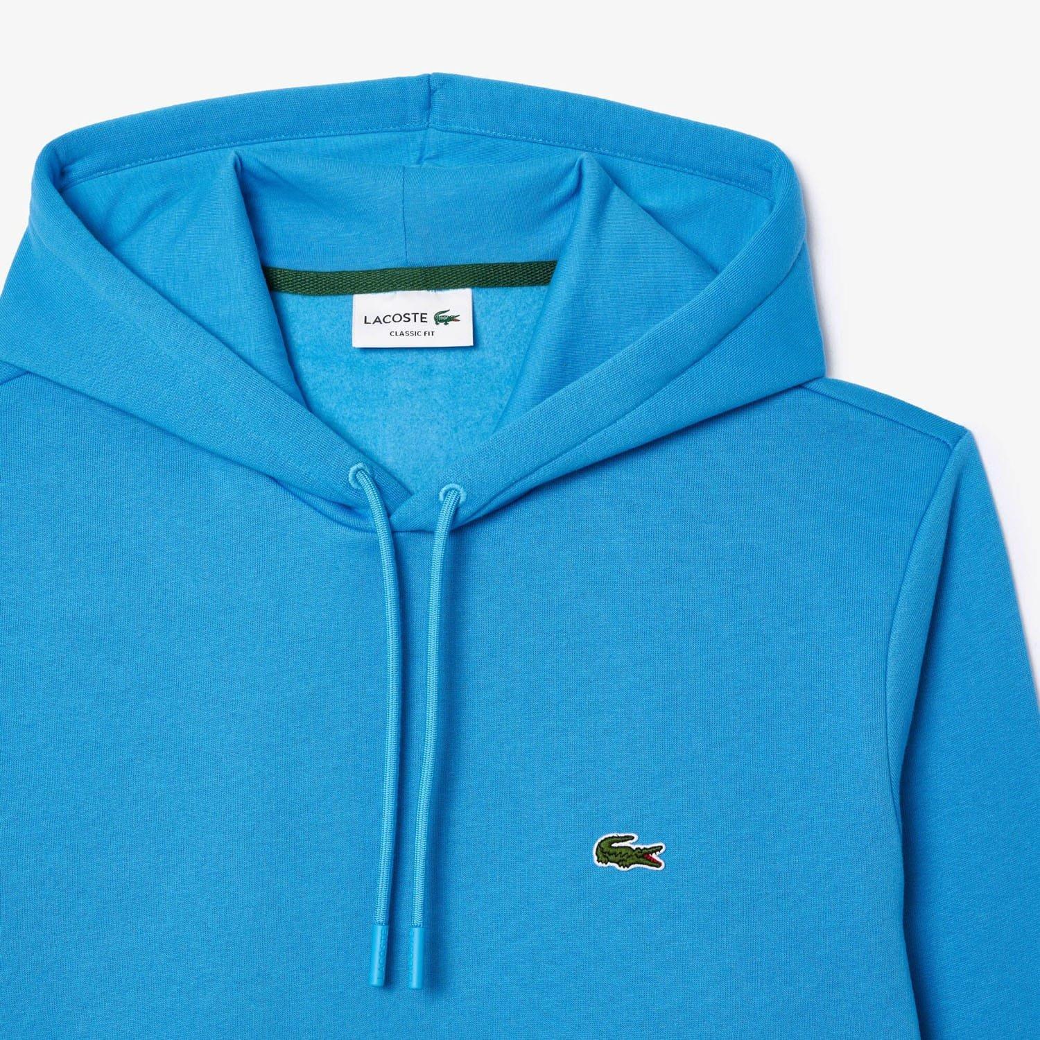 Blue - Lacoste - Organic Cotton Hoodie - 6