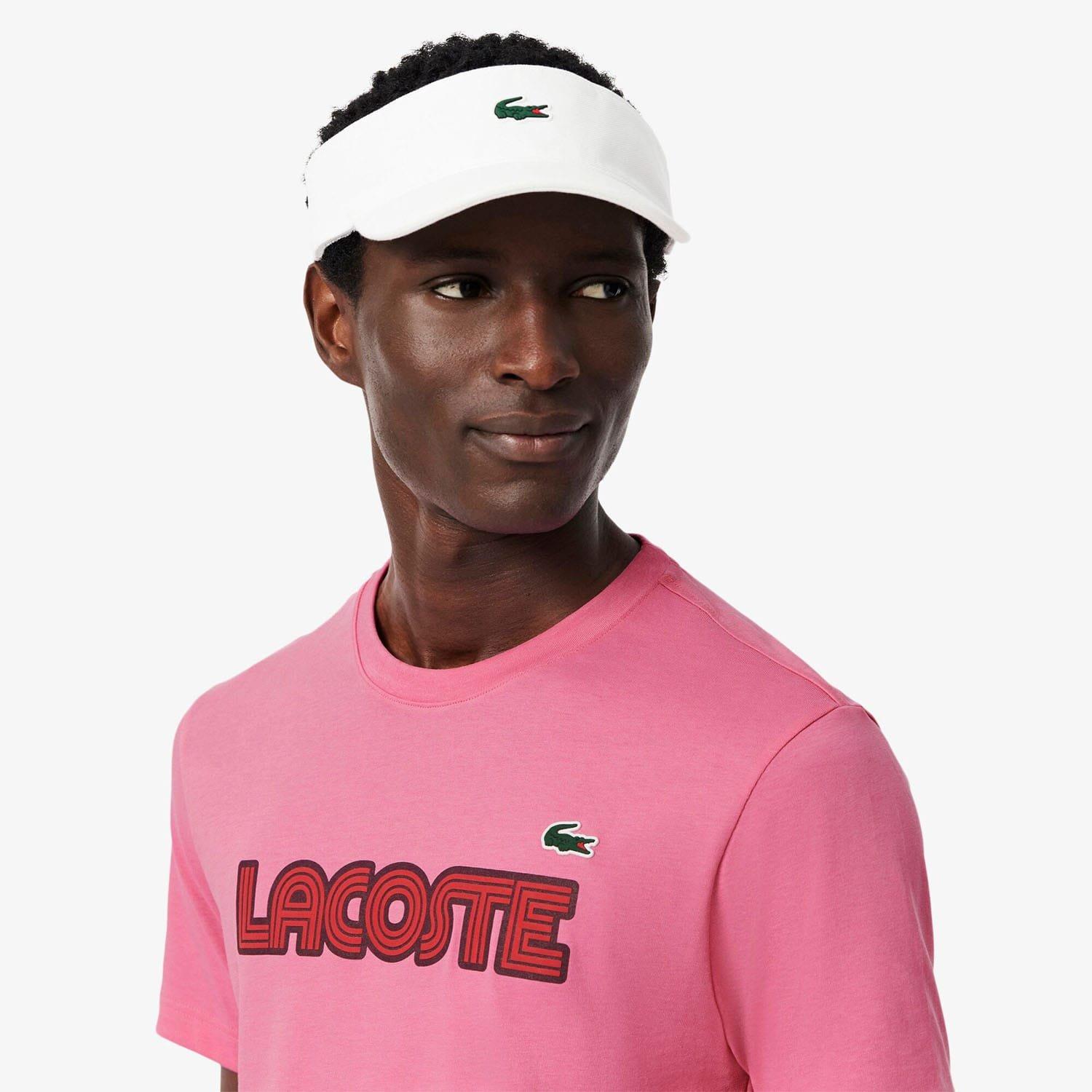 Pink - Lacoste - Ultra Dry Cotton Logo Sport T-Shirt - 3