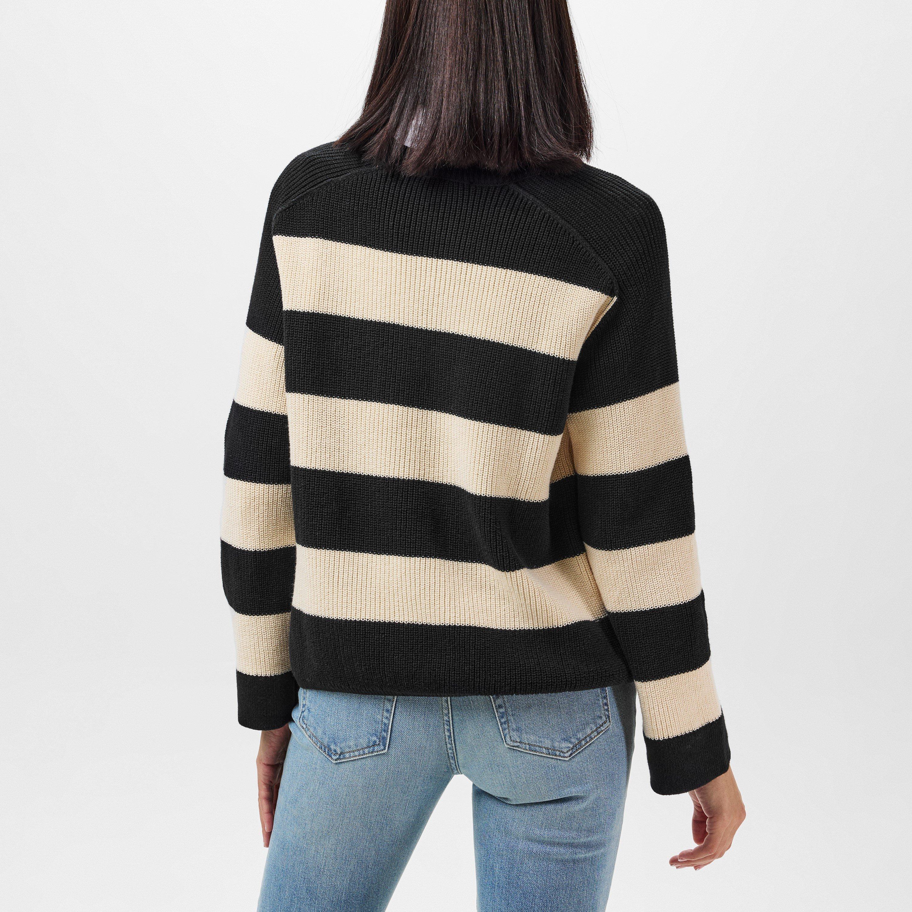 Black/ Calico - Tommy Hilfiger - Striped Knitted Jumper - 3