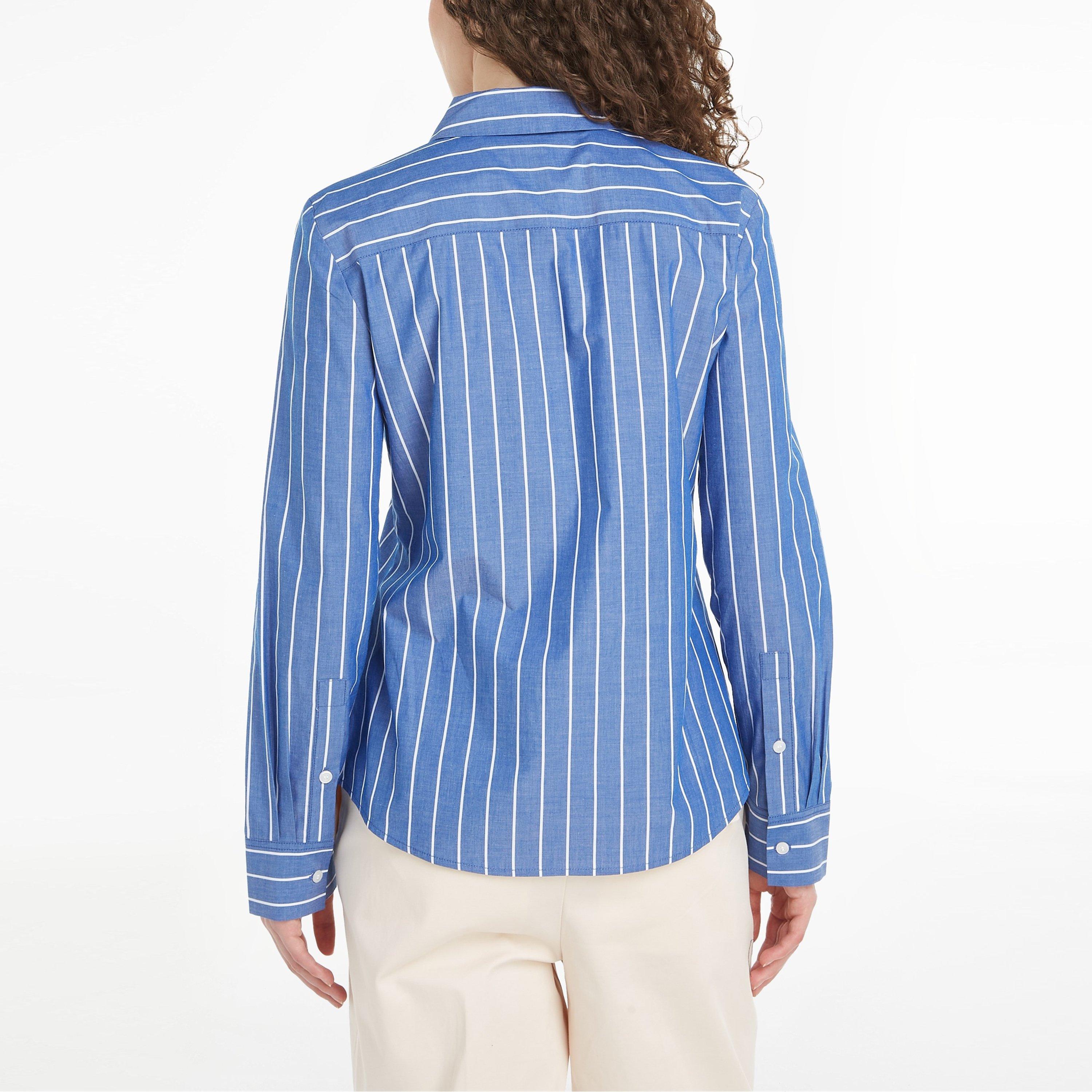 Stp/ Blue - Tommy Hilfiger - Striped Regular Fit Shirt - 2