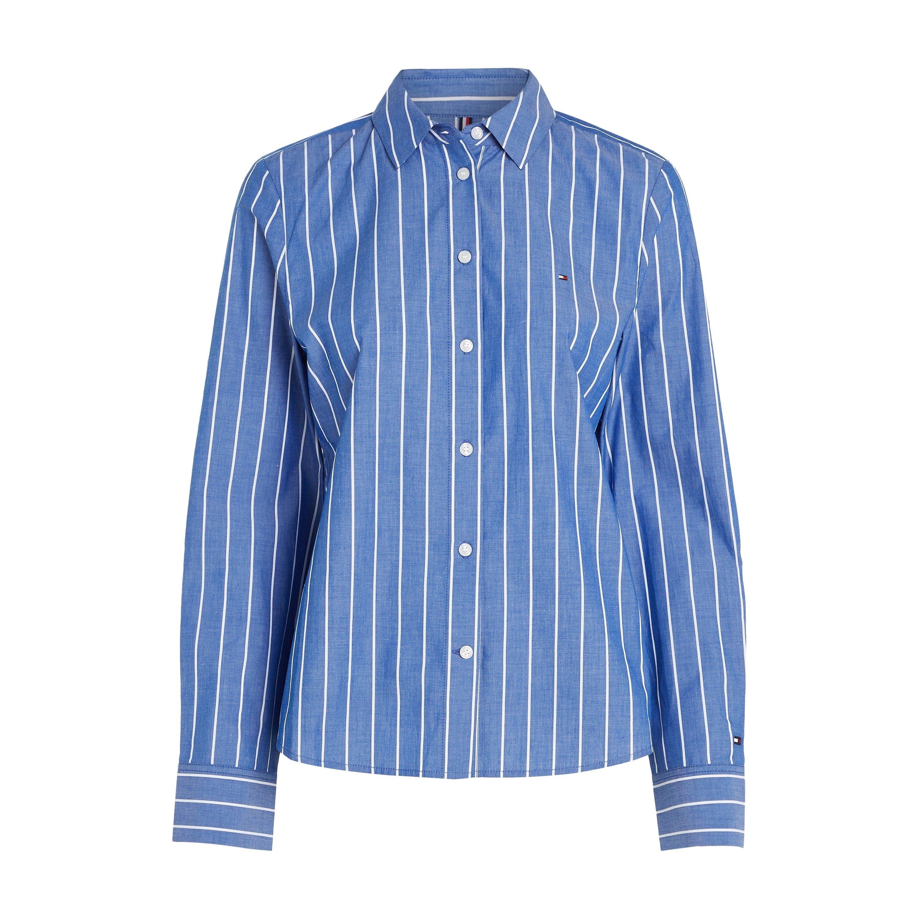 Stp/ Blue - Tommy Hilfiger - Striped Regular Fit Shirt - 4