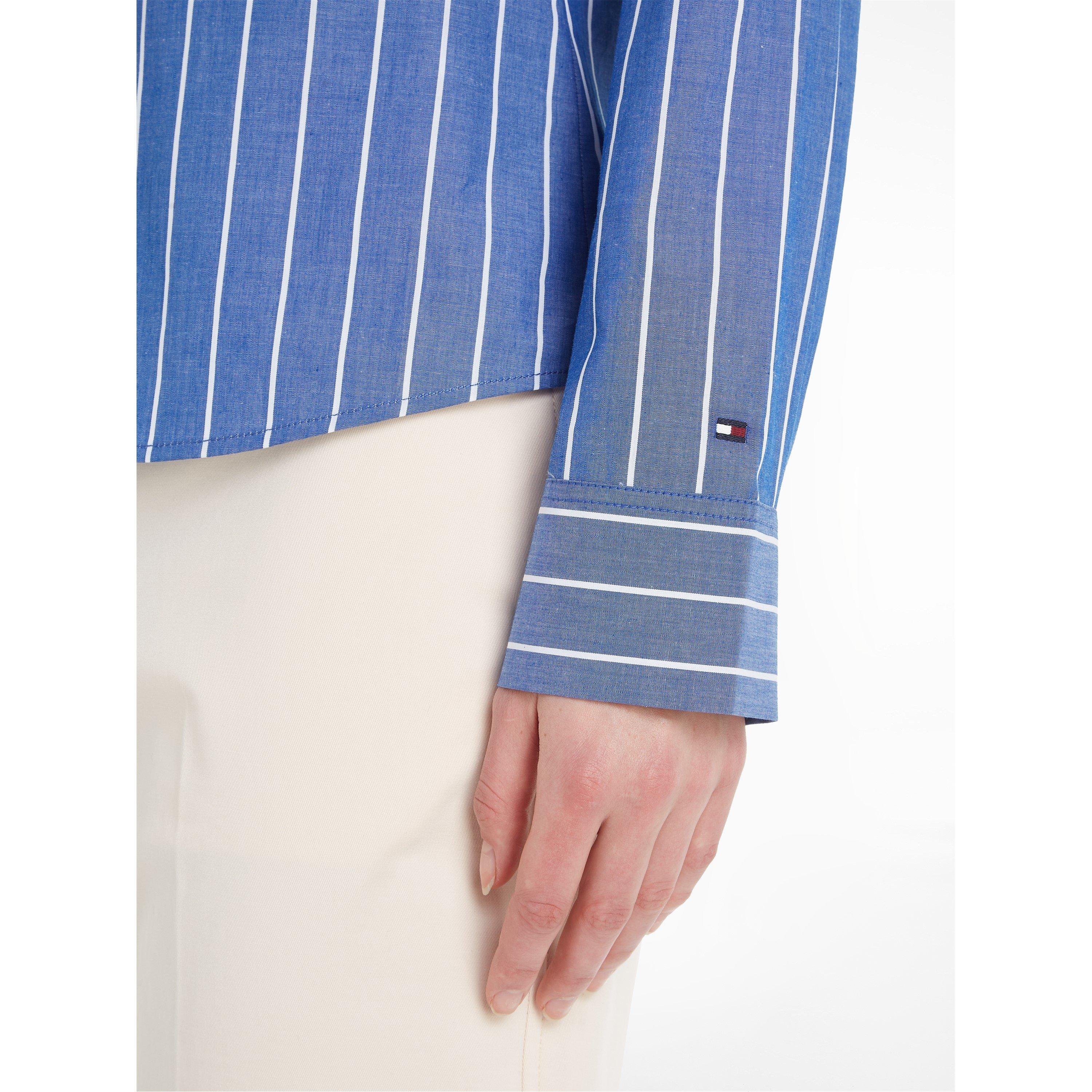 Stp/ Blue - Tommy Hilfiger - Striped Regular Fit Shirt - 3