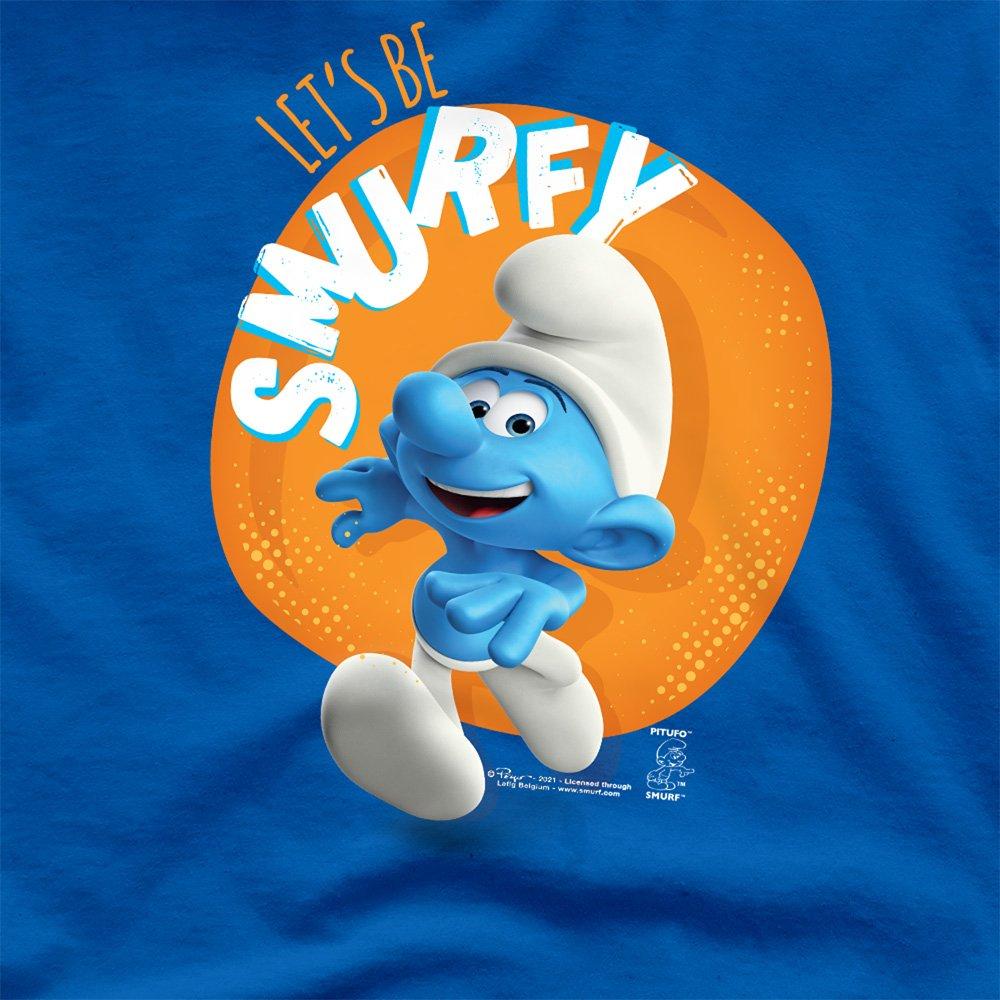 Blue - Other - Smurfs LetS Be Smurfy T Shirt Royal - 2