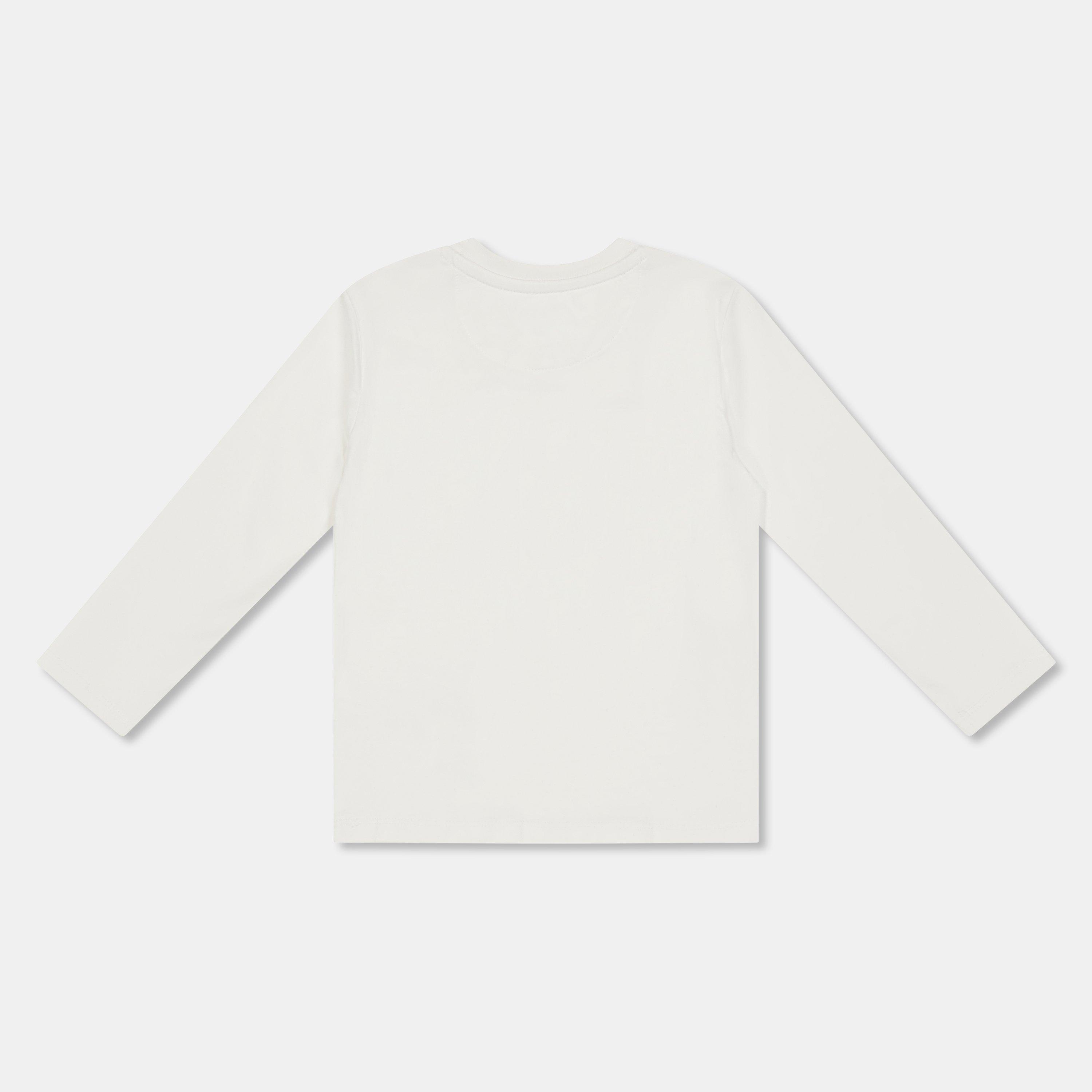 Hvid YAF - Calvin Klein Jeans - CKJ LS Monogram Tee In61 - 2