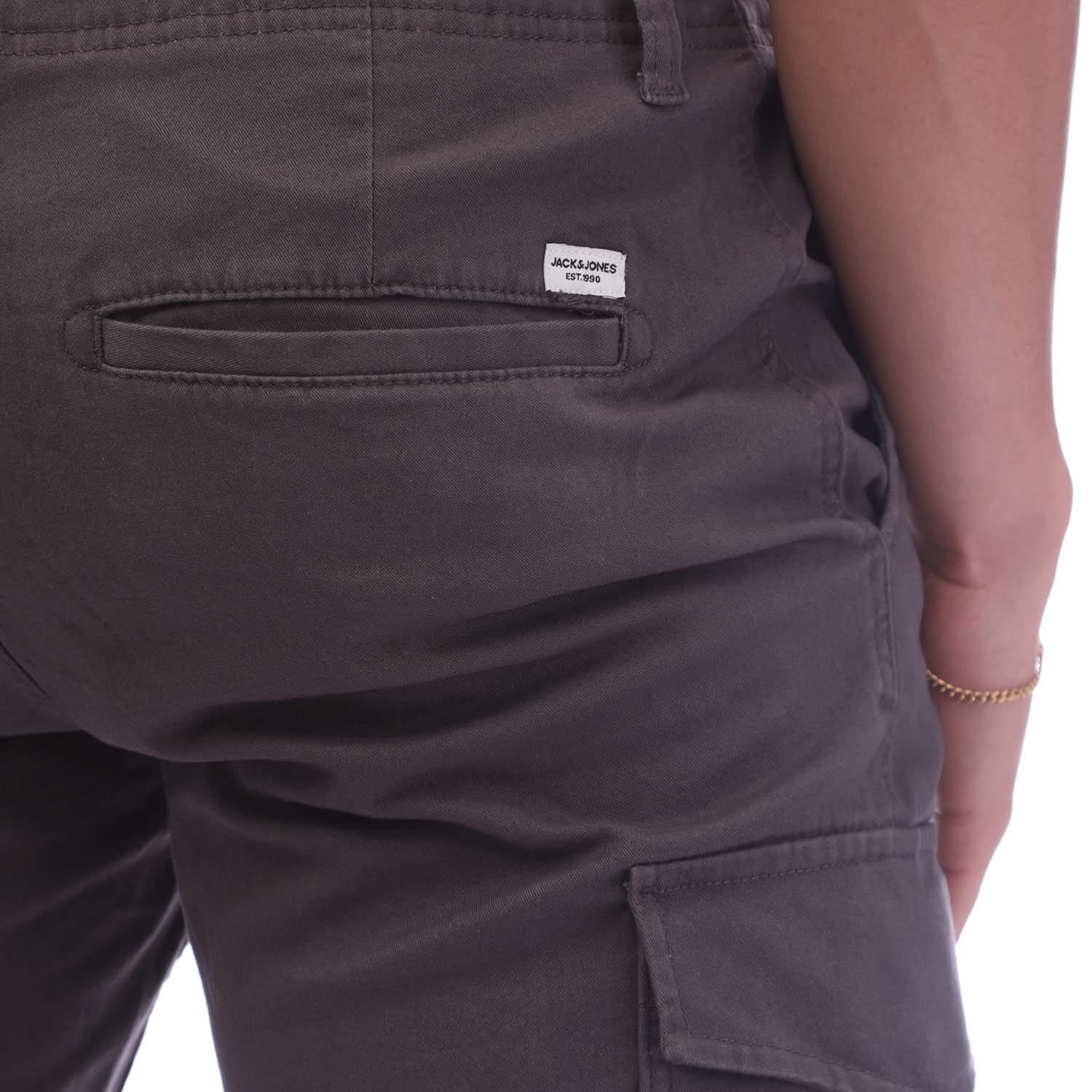 Grey - Jack and Jones - Dean Cargo Pant - 5