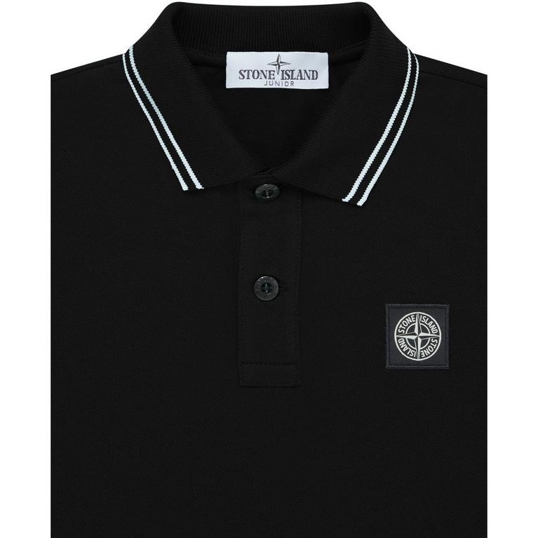 Stone Island | Junior Patch Logo Long Sleeve Polo Shirt Stone Island | Junior Patch Logo Long Sleeve Polo Shirt