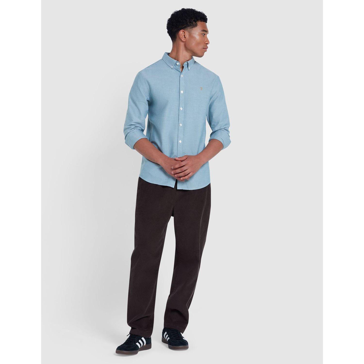 Green - Farah - Brewer Slim-Fit Shirt - 3