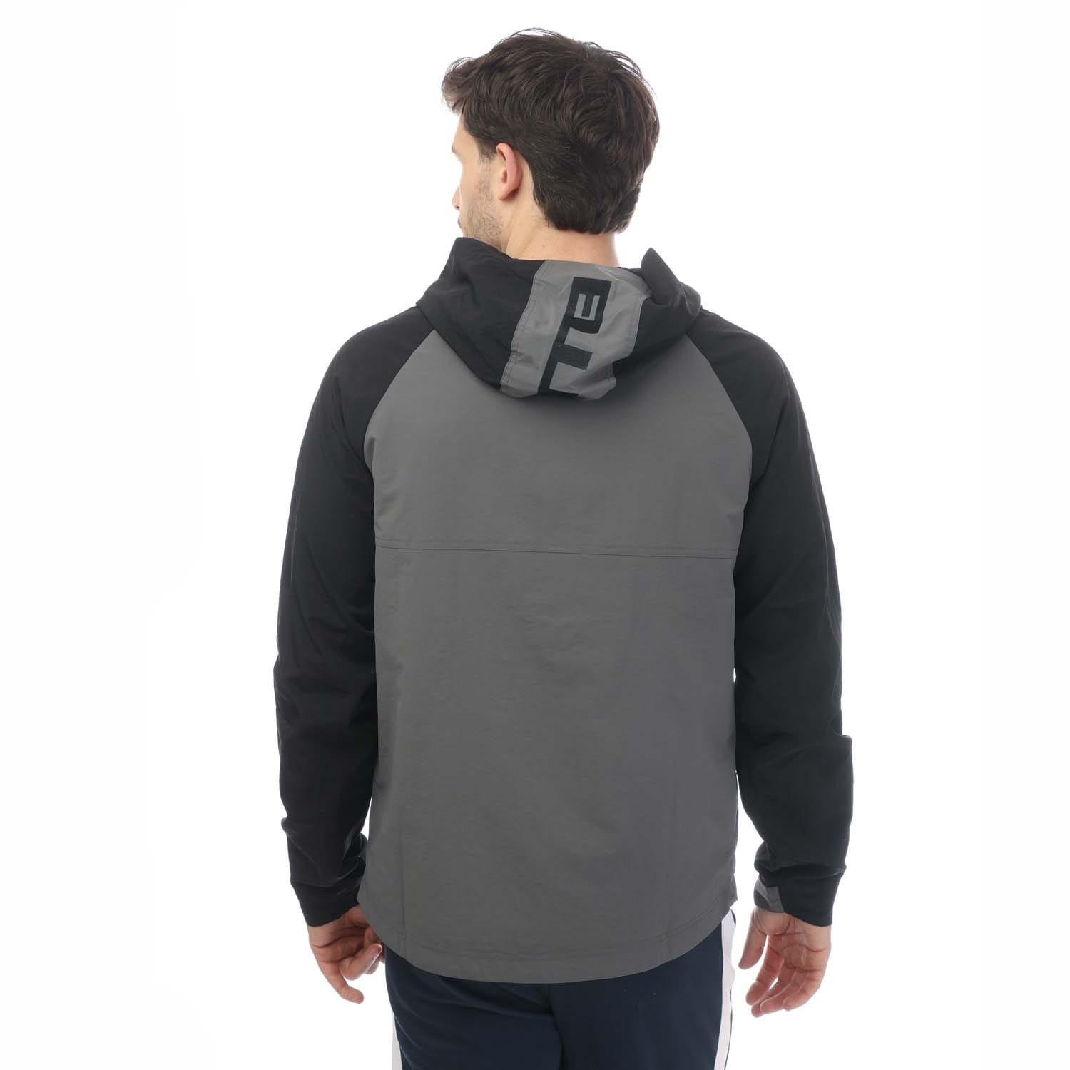 Ellesse | Men's Joi Hooded Half-Zip Mesh Lined Softshell Jacket ...