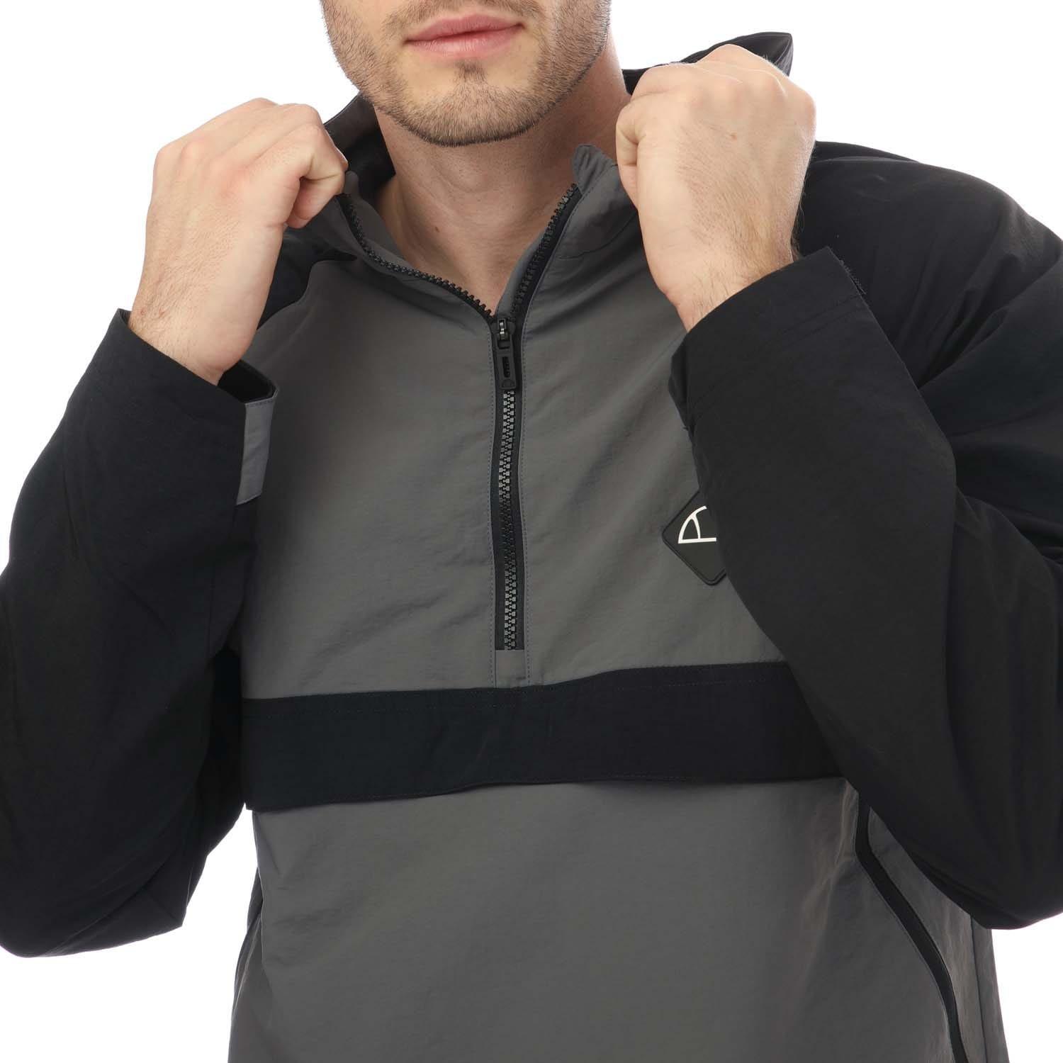 Ellesse | Men's Joi Hooded Half-Zip Mesh Lined Softshell Jacket ...
