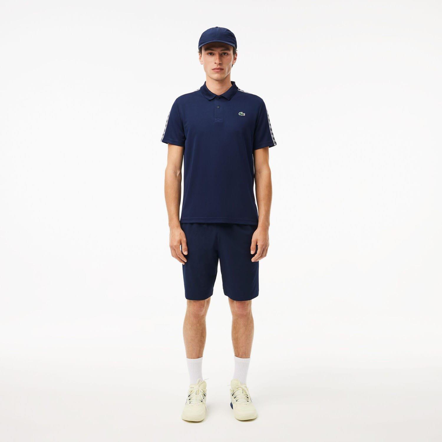 Navy - Lacoste - Regular Fit Ultra Dry Piqu¿ Tennis Polo Shirt - 3