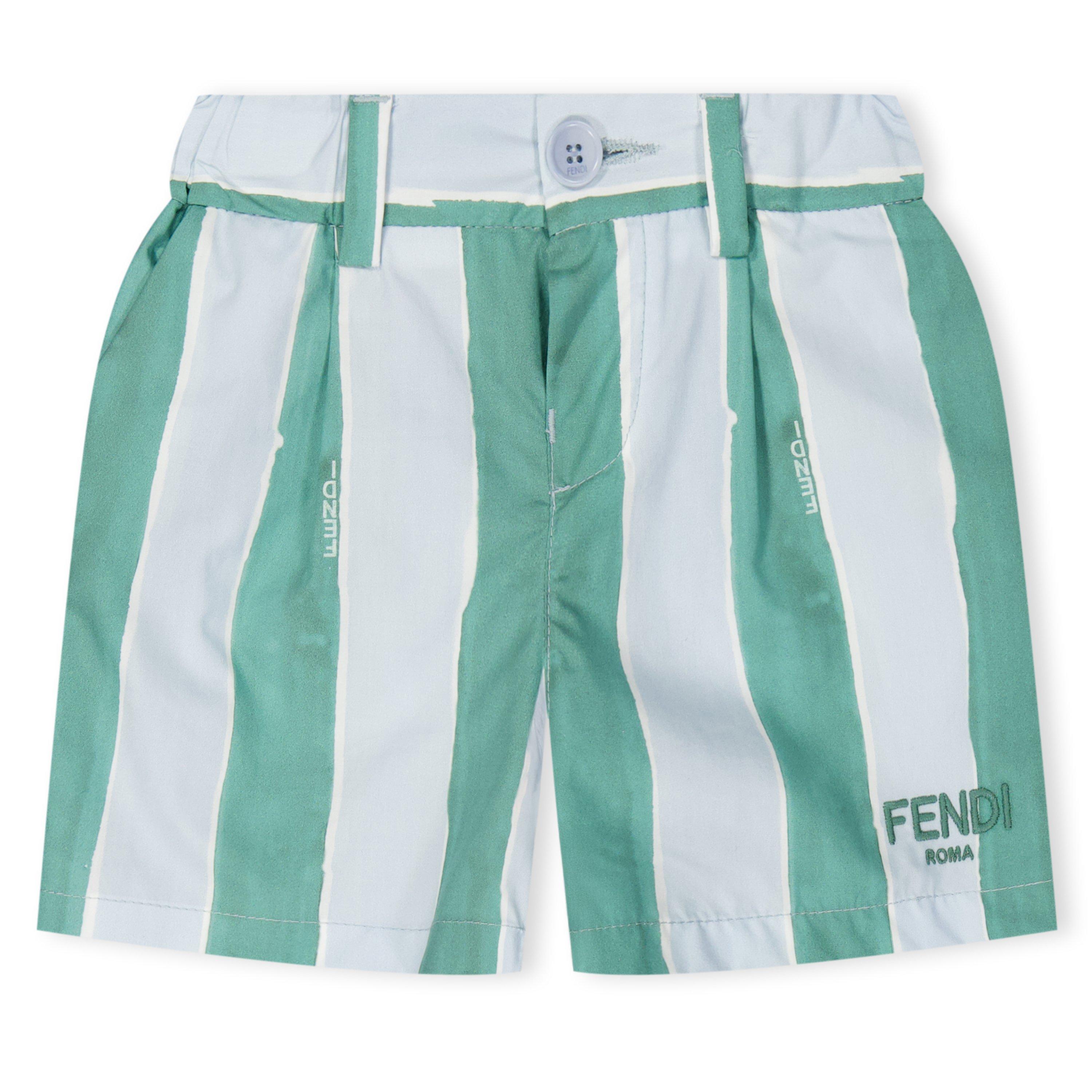 Fendi Fendi Stripe Shorts Babies