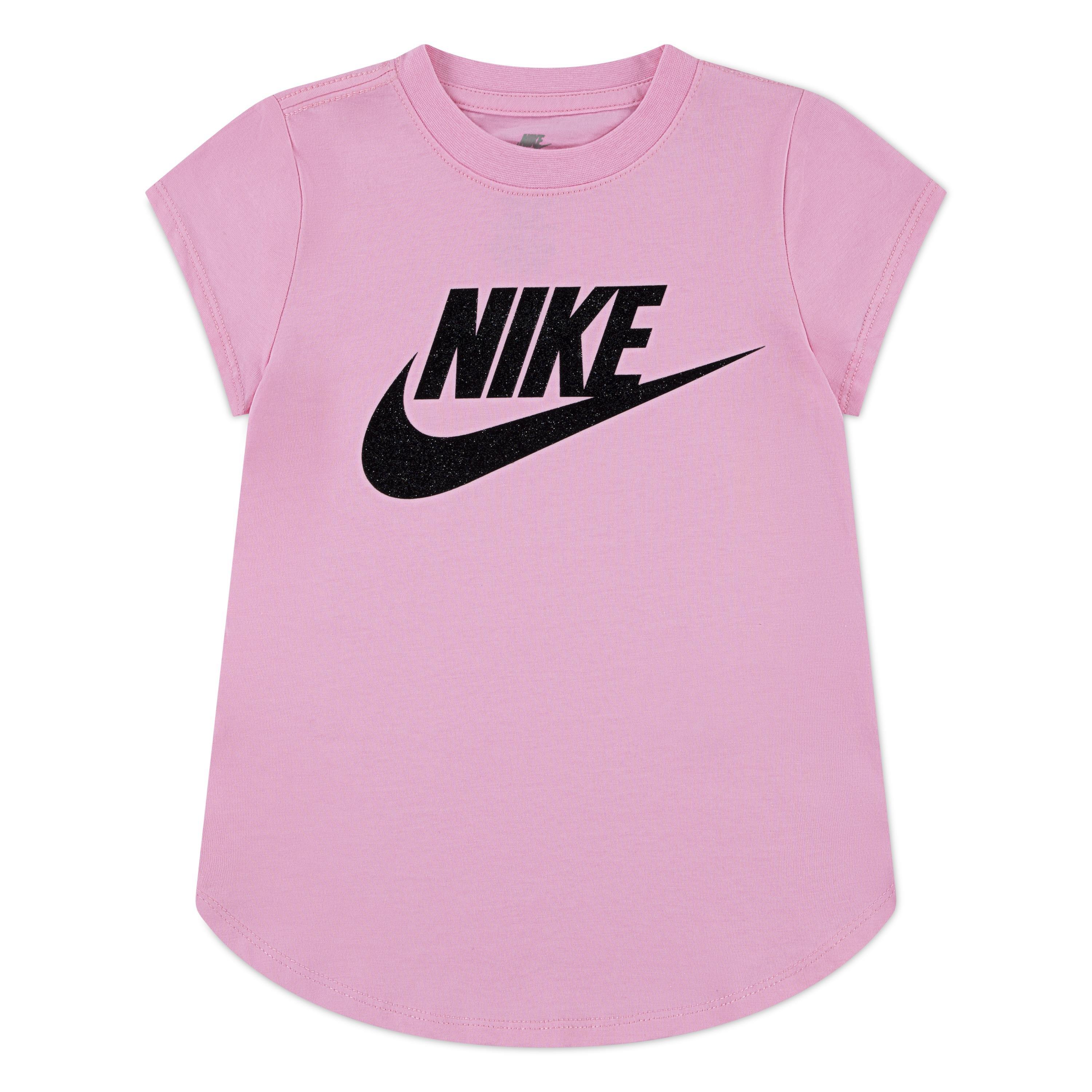 Pink/Black - Nike - HBR Short Sleeve T-Shirt Infant Girls - 1