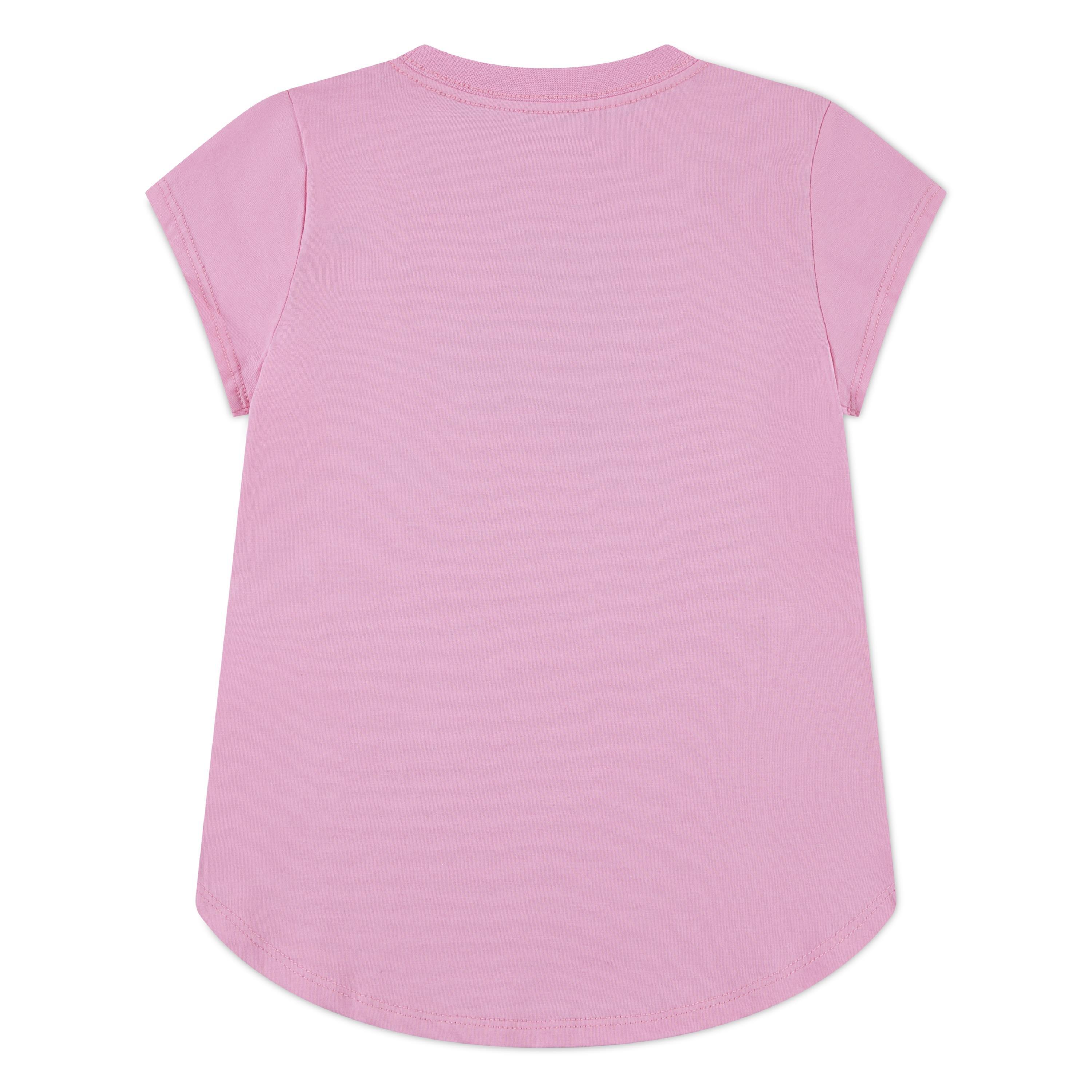 Pink/Black - Nike - Short Sleeve T-Shirt Infant Girls - 2