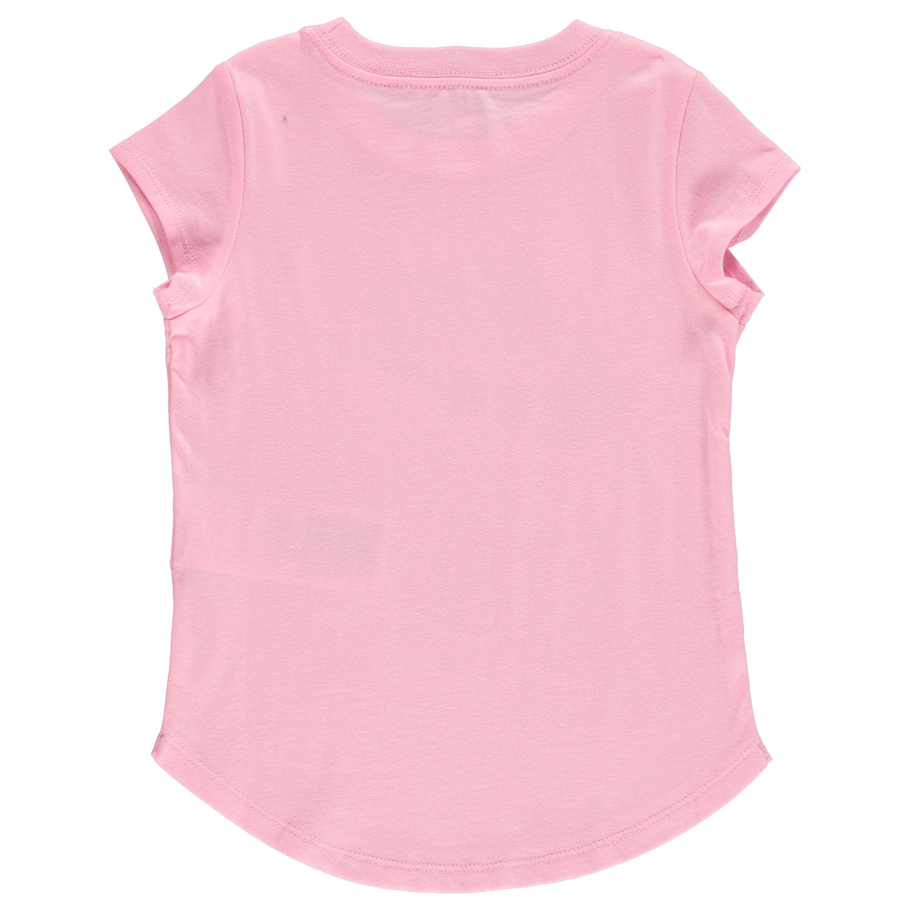 Pink/Black - Nike - Short Sleeve T-Shirt Infant Girls - 4
