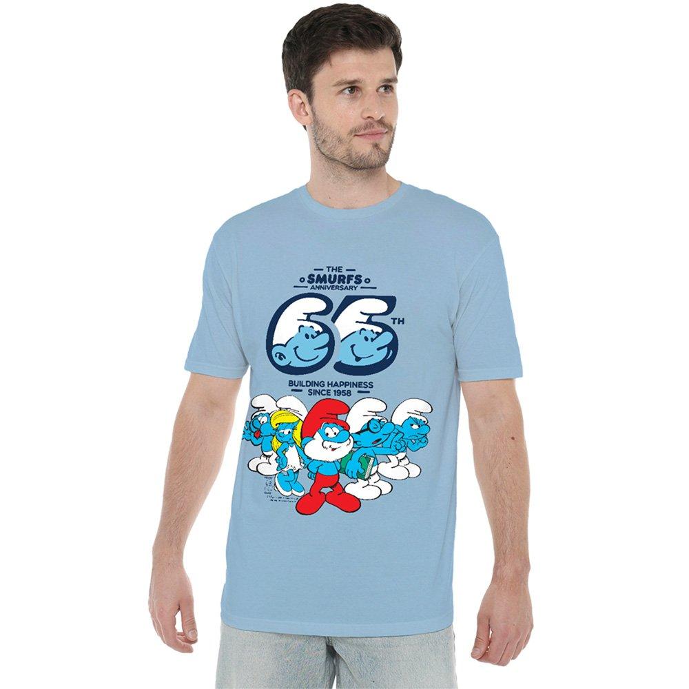 Blue - Other - Smurfs 65Th Anniversary Group T Shirt Light Blue - 1