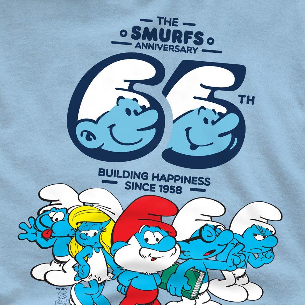 Blue - Other - Smurfs 65Th Anniversary Group T Shirt Light Blue - 2