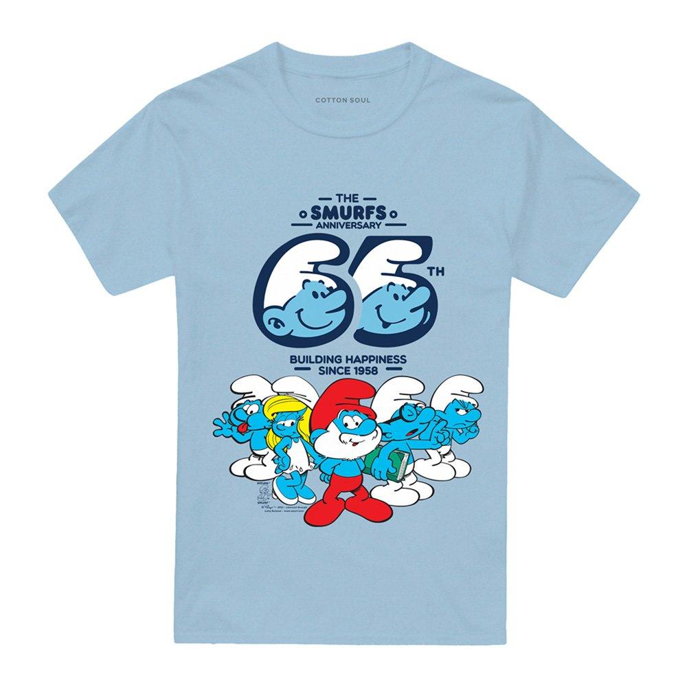 Blue - Other - Smurfs 65Th Anniversary Group T Shirt Light Blue - 4