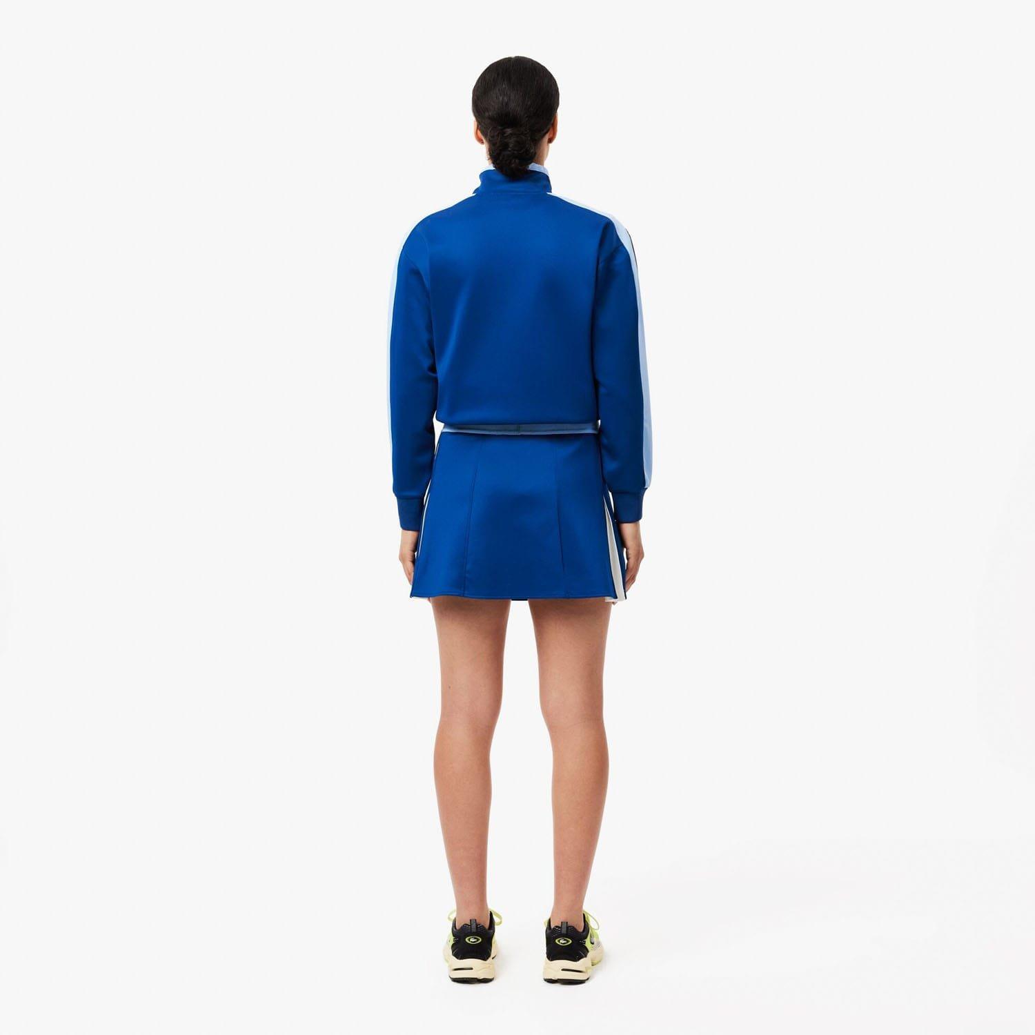 Blue-White - Lacoste - Adjustable Colour-Block Interlock Skirt - 2