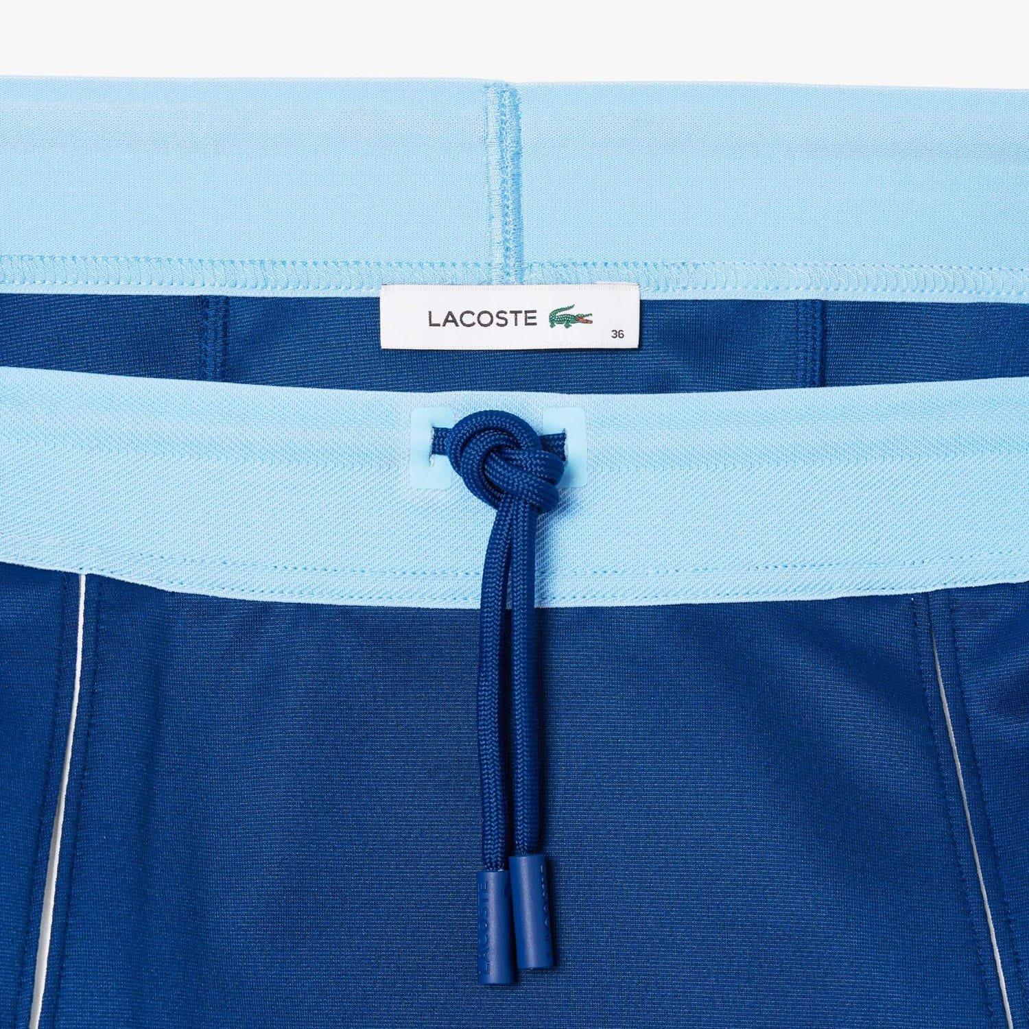 Blue-White - Lacoste - Adjustable Colour-Block Interlock Skirt - 6