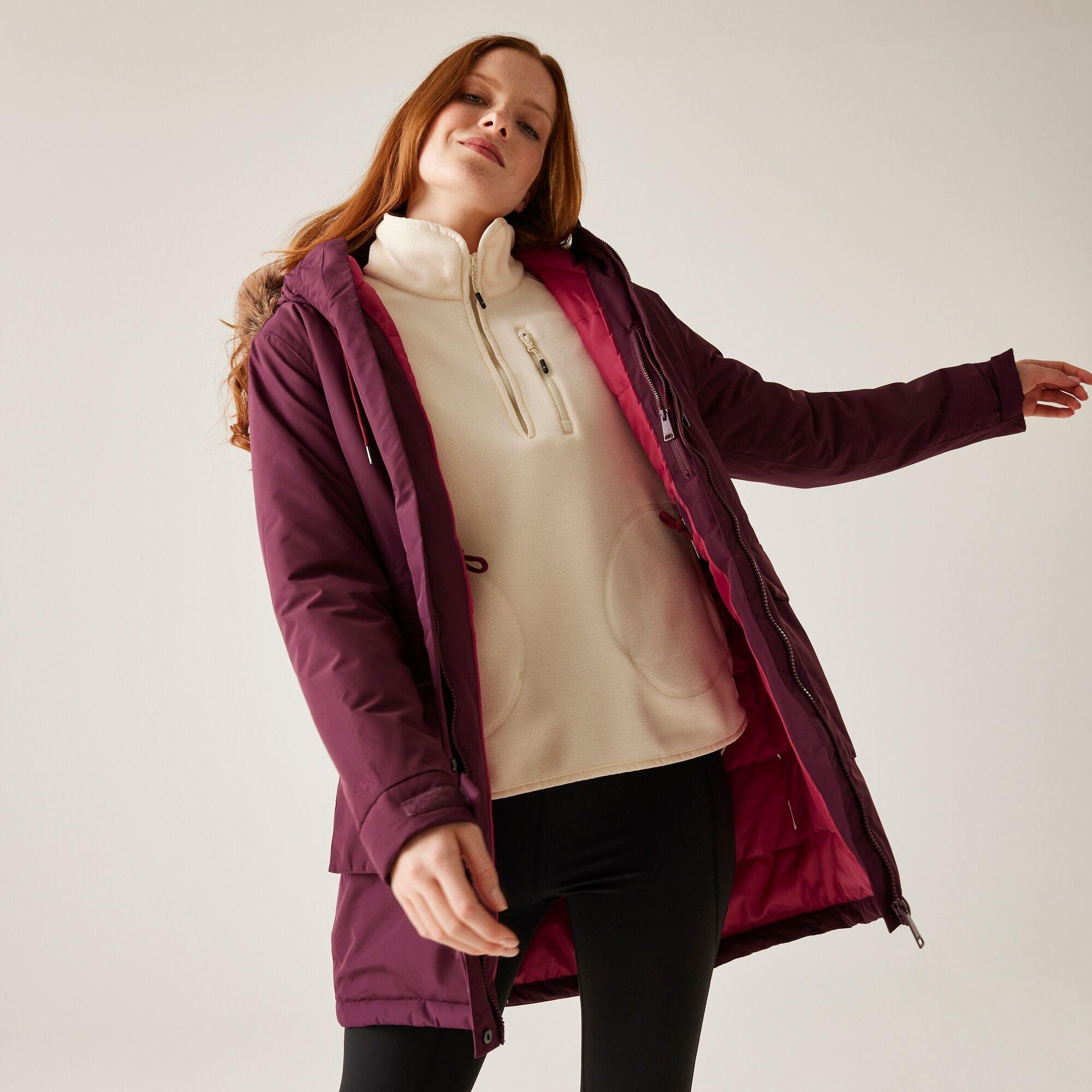 Burgundy - Regatta - Women's Sabinka Insulated Waterproof Jacket - 7