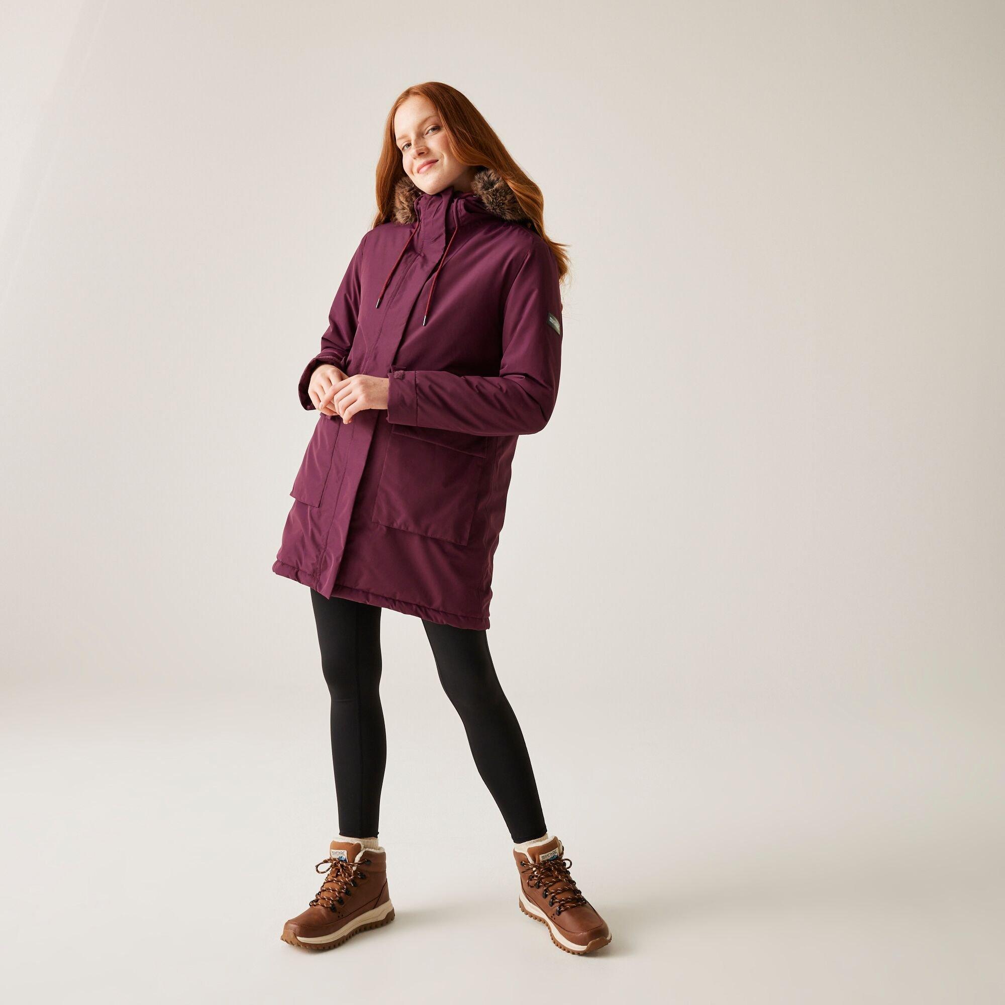 Burgundy - Regatta - Women's Sabinka Insulated Waterproof Jacket - 8
