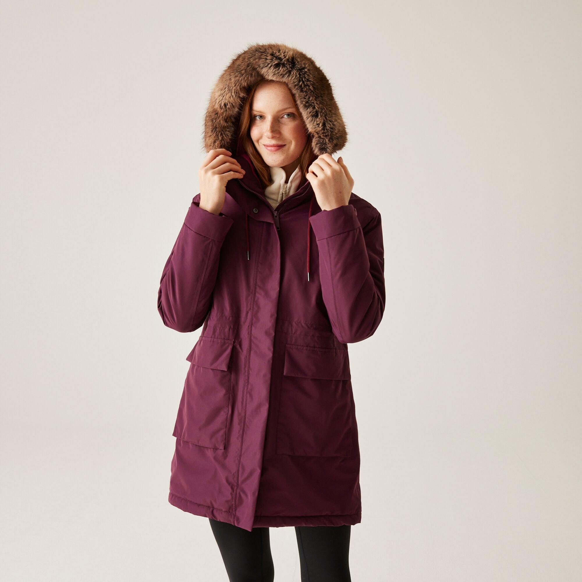 Burgundy - Regatta - Women's Sabinka Insulated Waterproof Jacket - 10