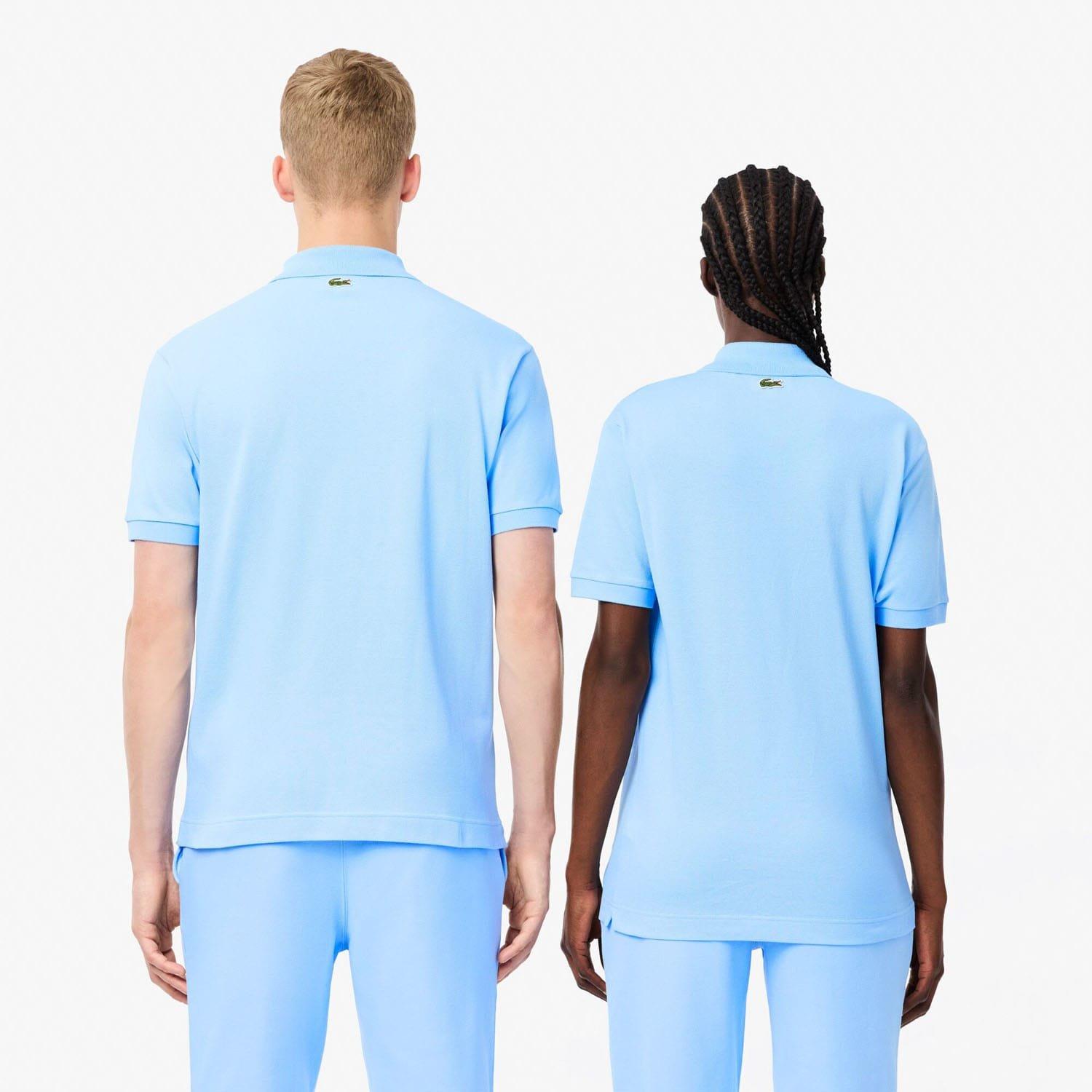 Light Blue - Lacoste - Classic Fit Signiature Print L.12.12 Polo Shirt - 2