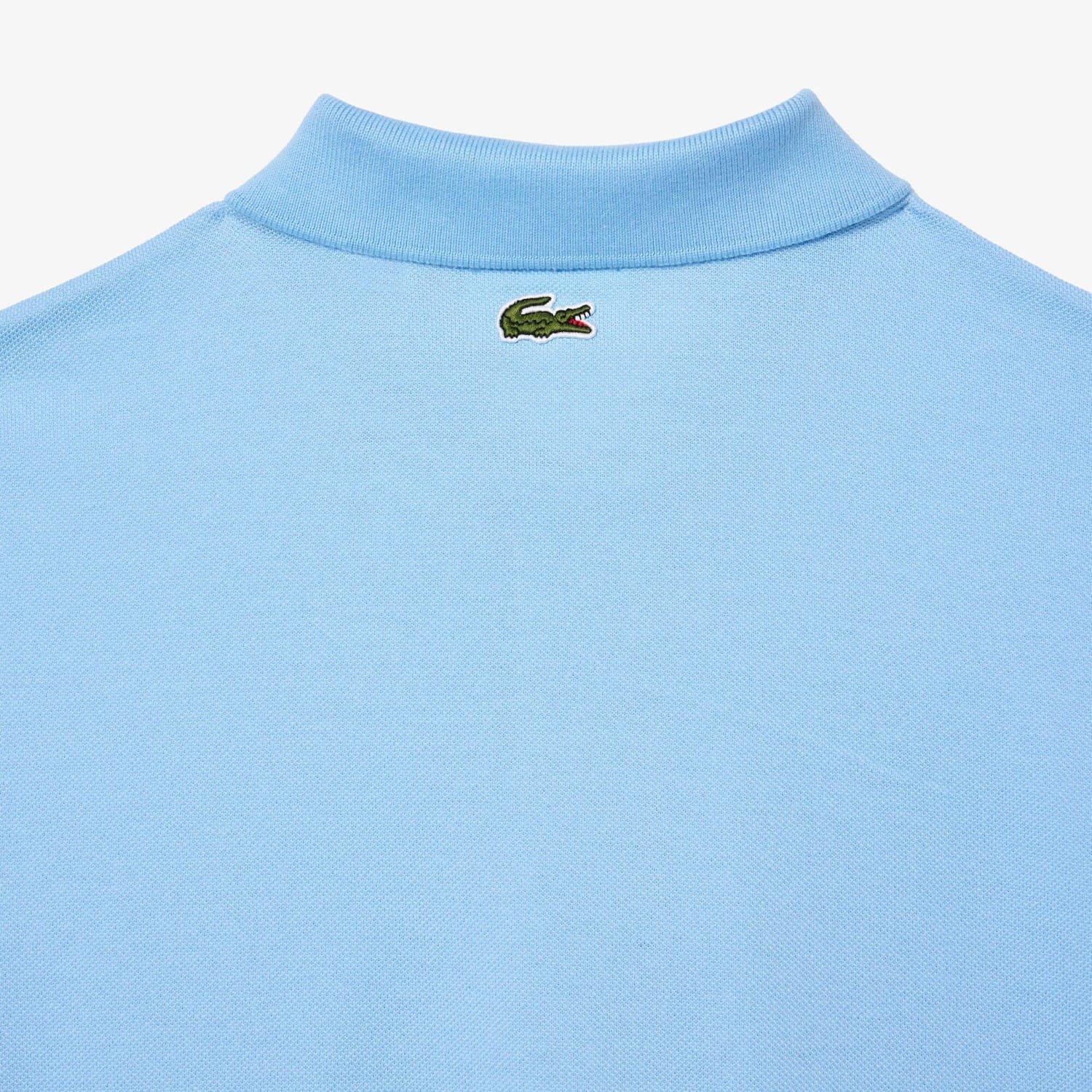 Light Blue - Lacoste - Classic Fit Signiature Print L.12.12 Polo Shirt - 7